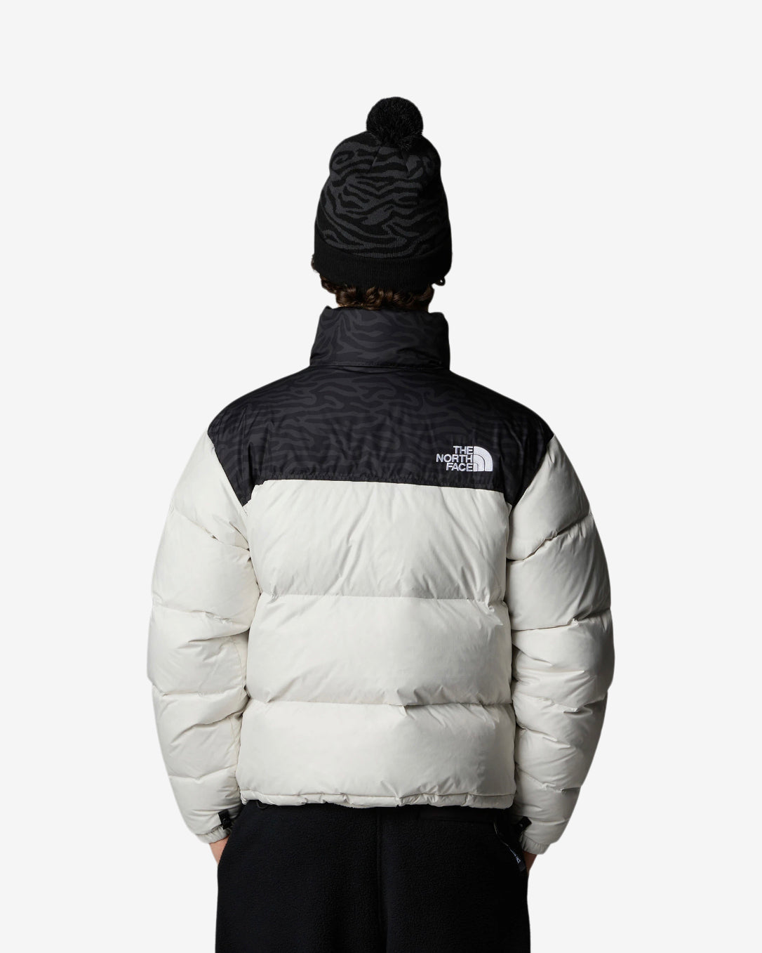 M 96 RETRO NUPTSE JACKET - WHITE DUNE/BLACK TIGER