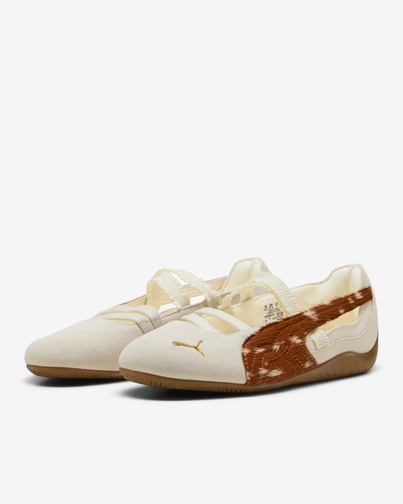 SPEEDCAT BALLET DOELETTE FS - WHITE/CARAMEL