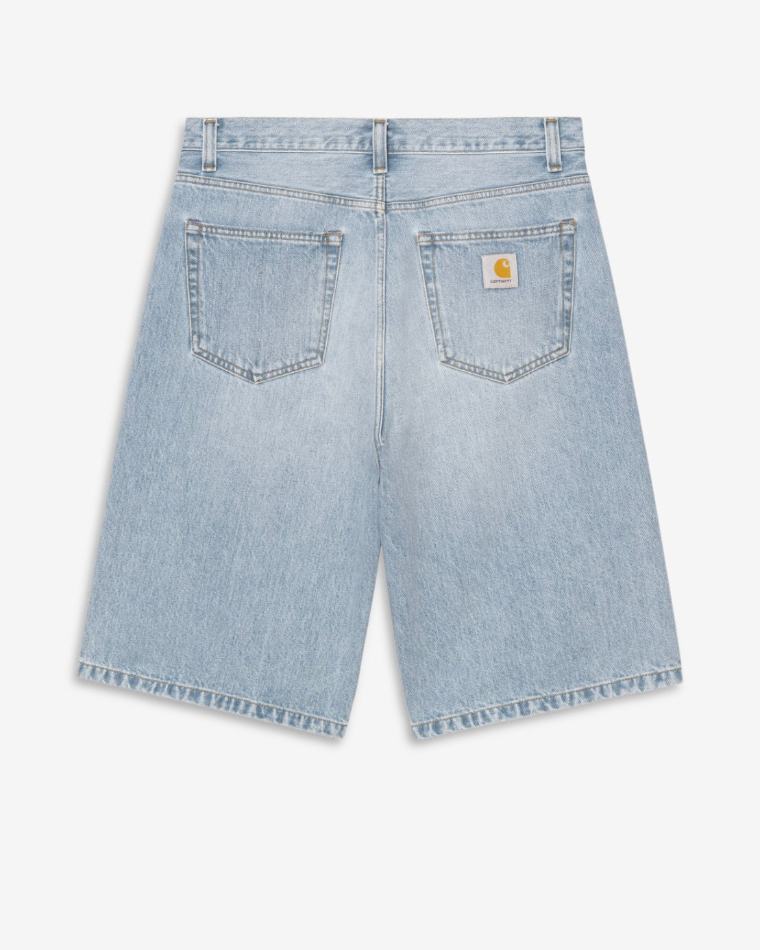 LANGDON SHORT - BLUE HEAVY WORN BLEACHED