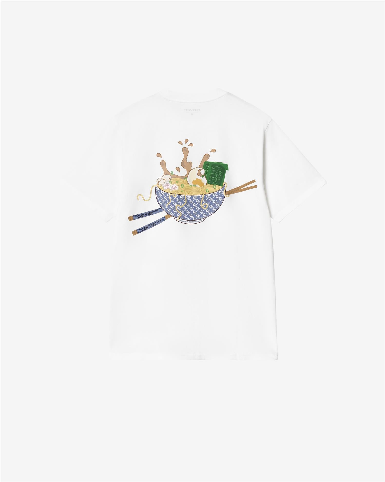 S/S NOODLE SOUP T-SHIRT - WHITE