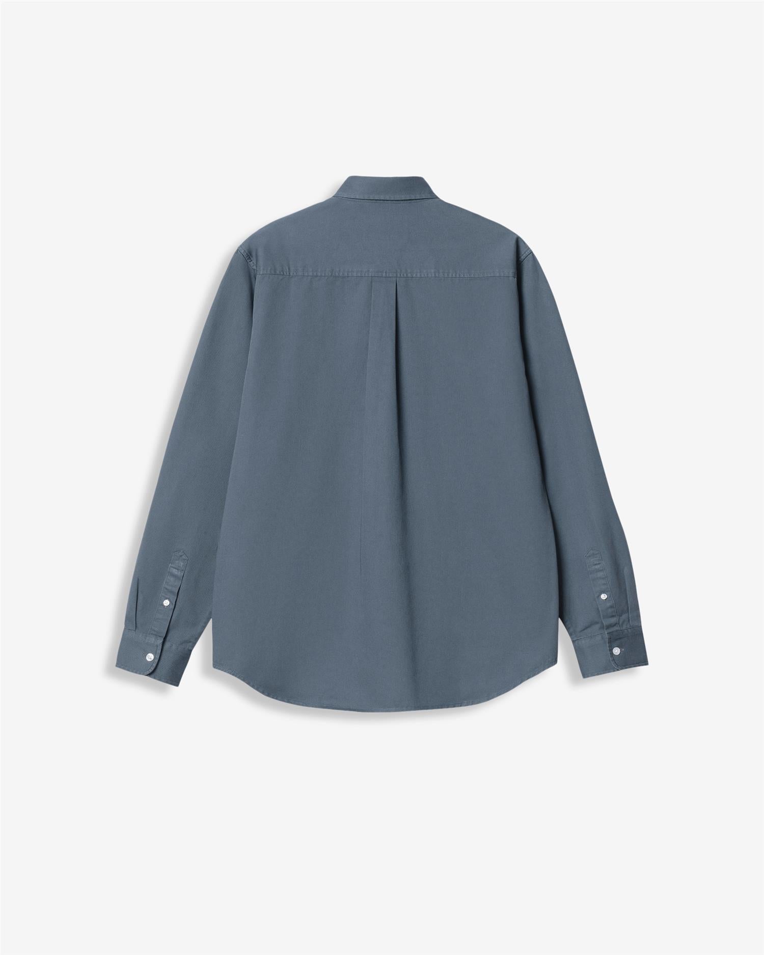 L/S MADISON SHIRT - POSITANO/WAX