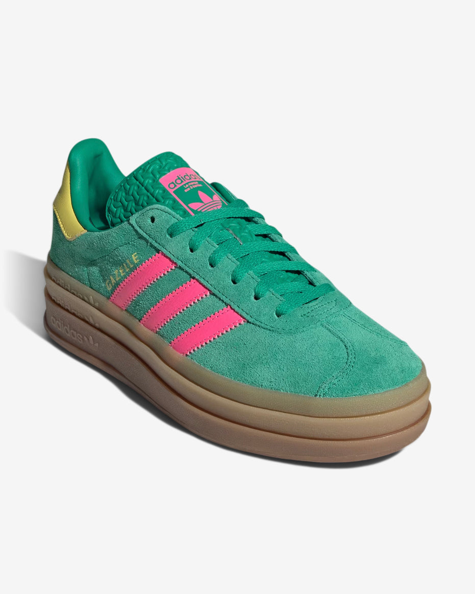 GAZELLE BOLD W - COURT GREEN/LUCID PINK