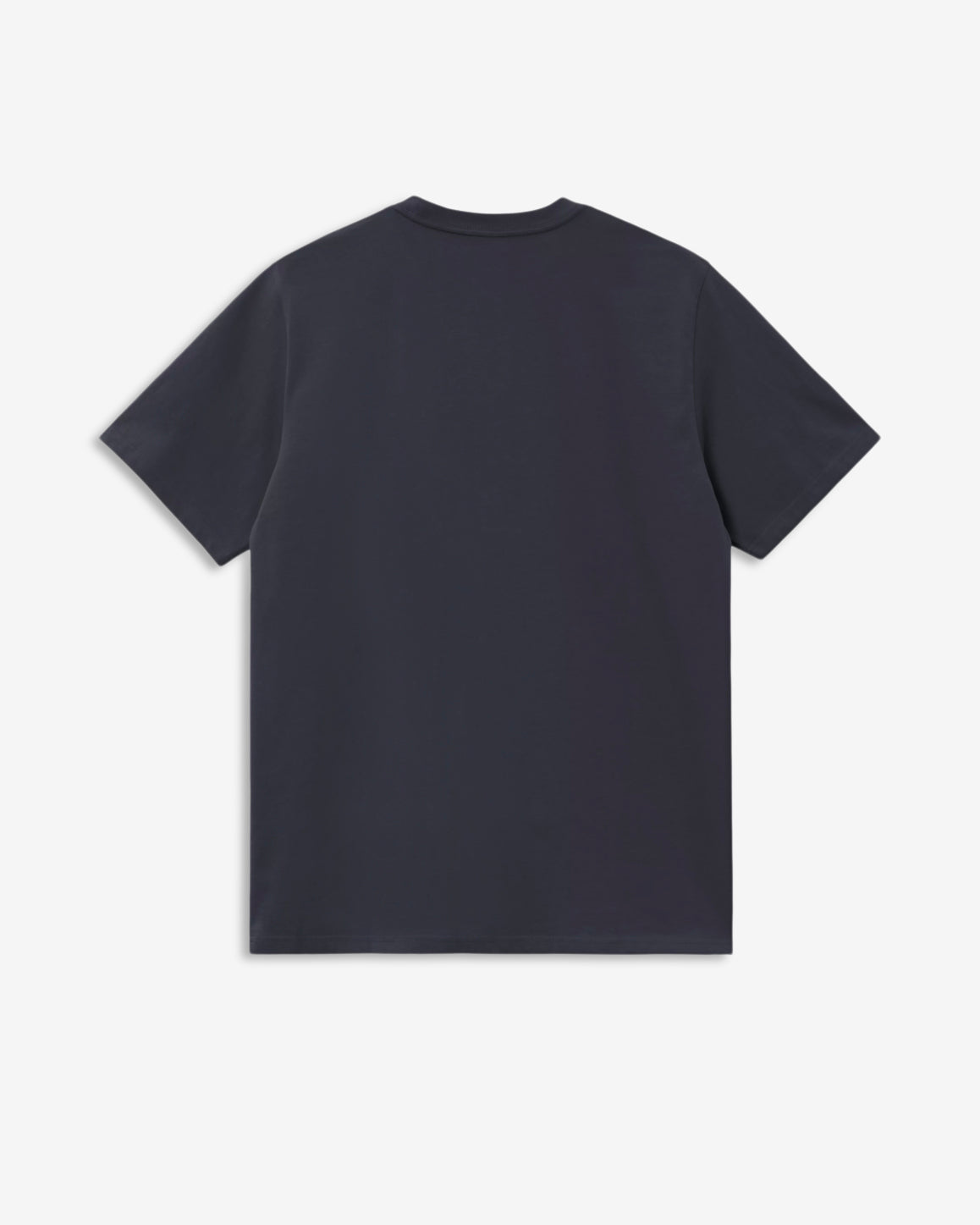 S/S SCRIPT EMBROIDERY T-SHIRT - DARK NAVY/WHITE