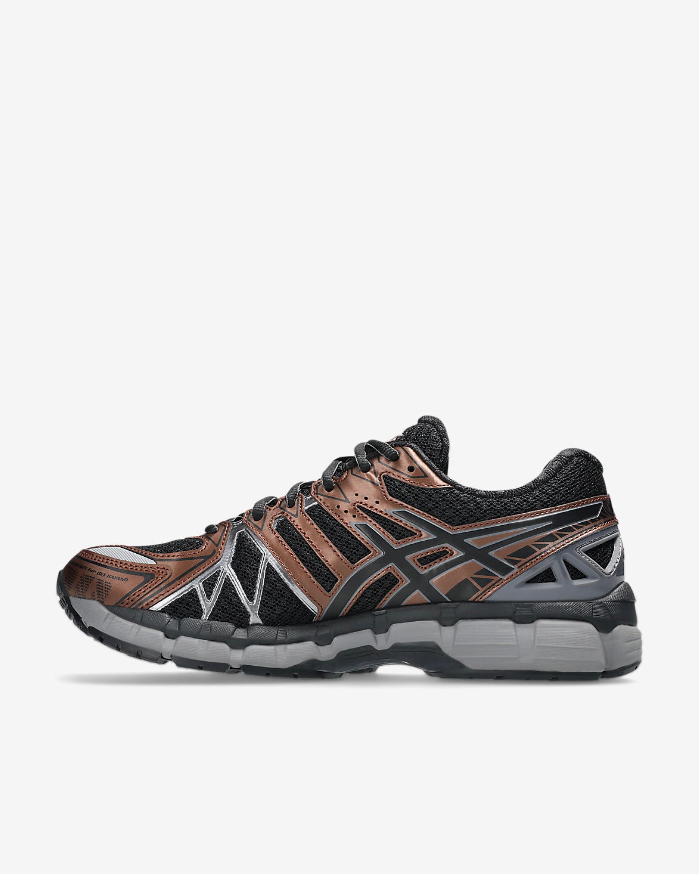 GEL-KAYANO 20 - BLACK/REDDISH BROWN