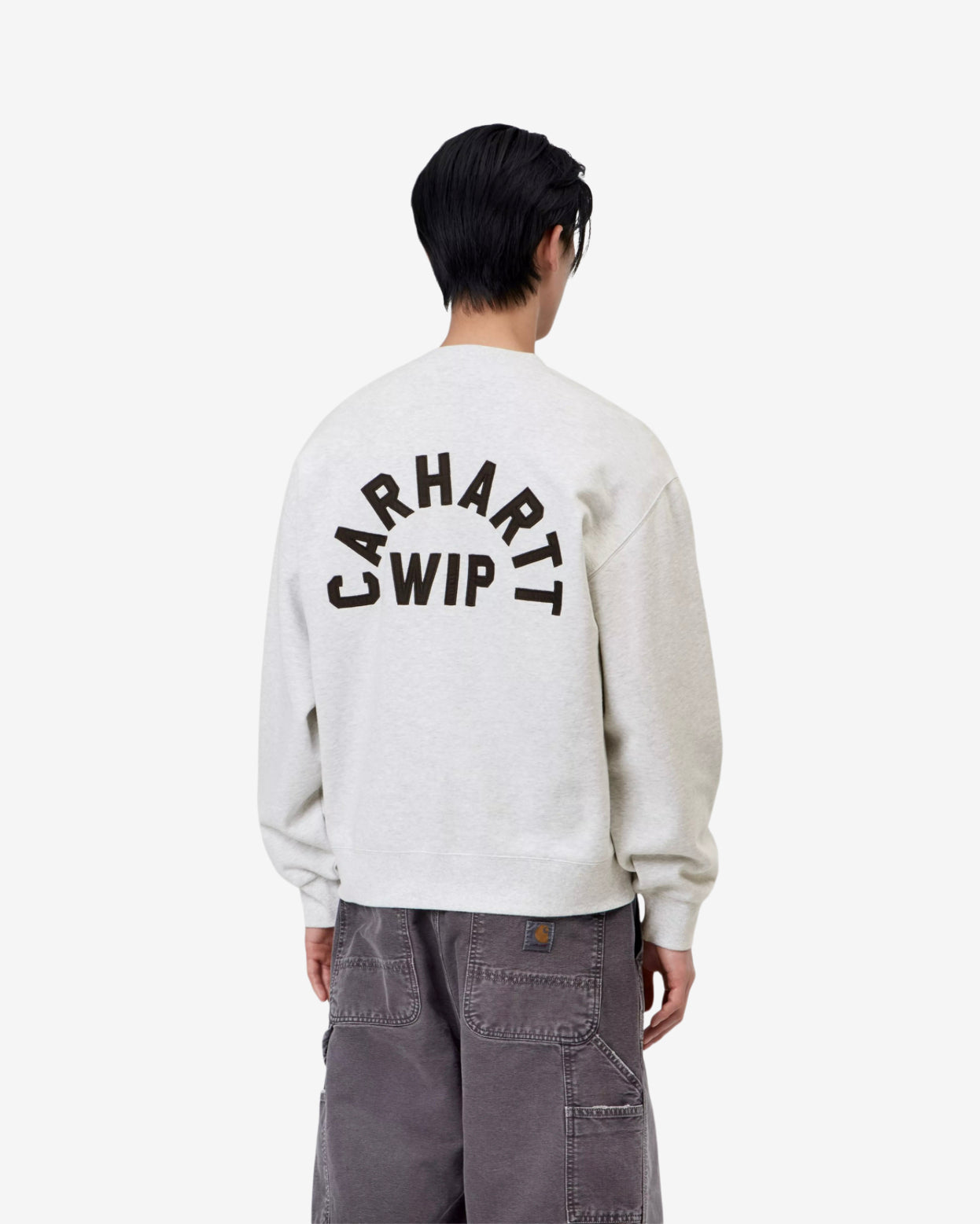ARCH SCRIPT SWEAT - ASH/DARK NAVY