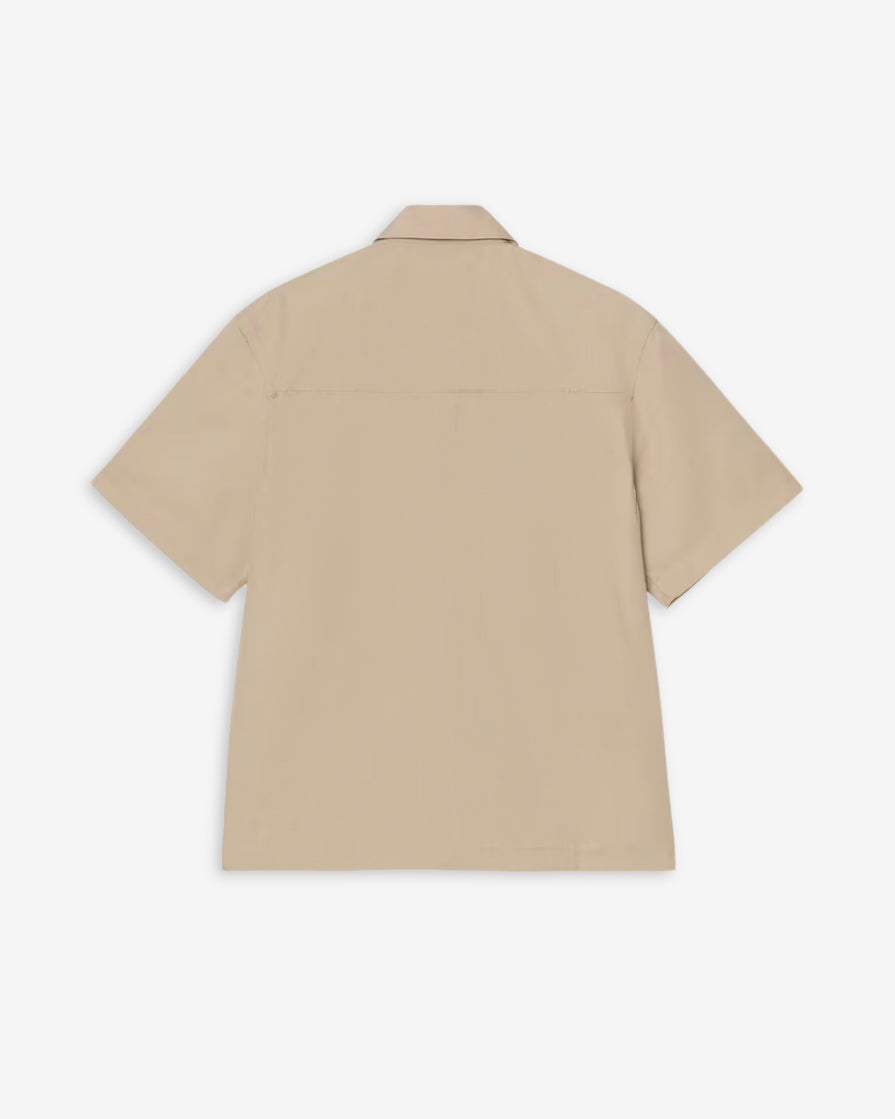 S/S POSTAL ZIP SHIRT - IROKO/BLACK