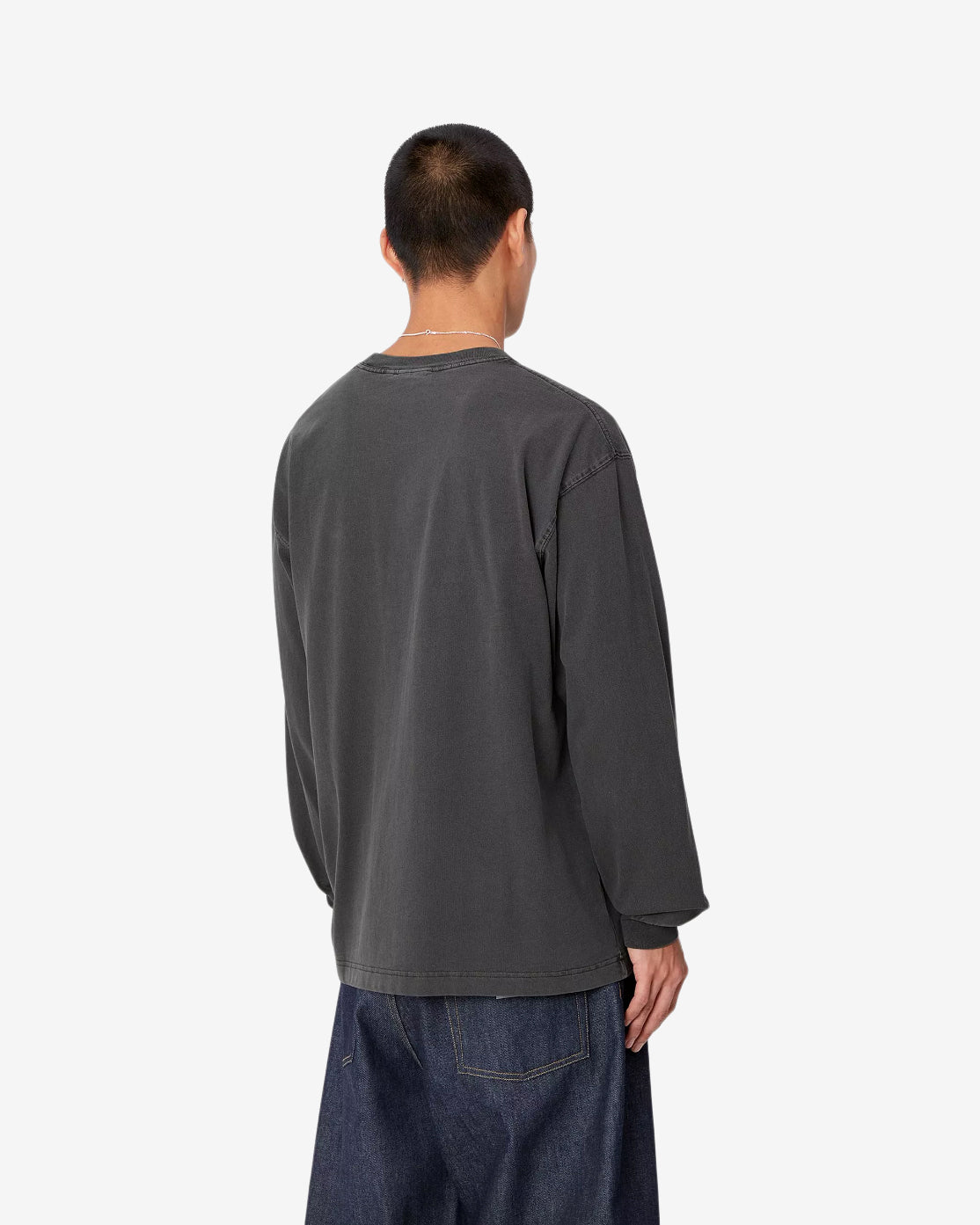 L/S VISTA T-SHIRT - GRAPHITE