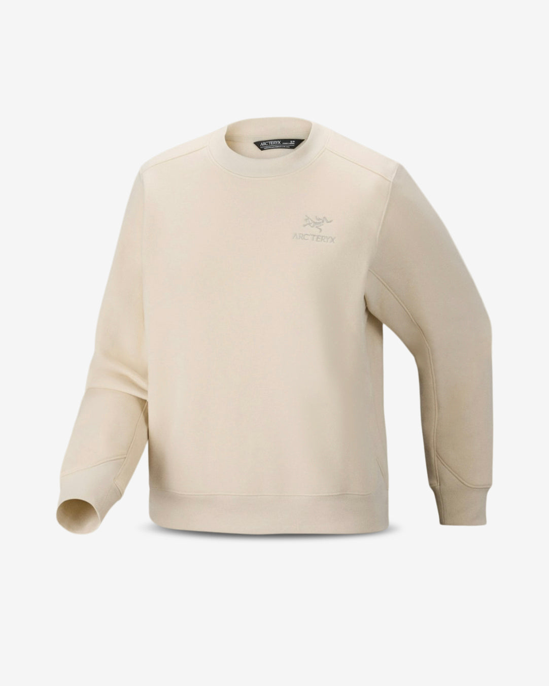 EMBLEM FLEECE CREW W - SEA SALT