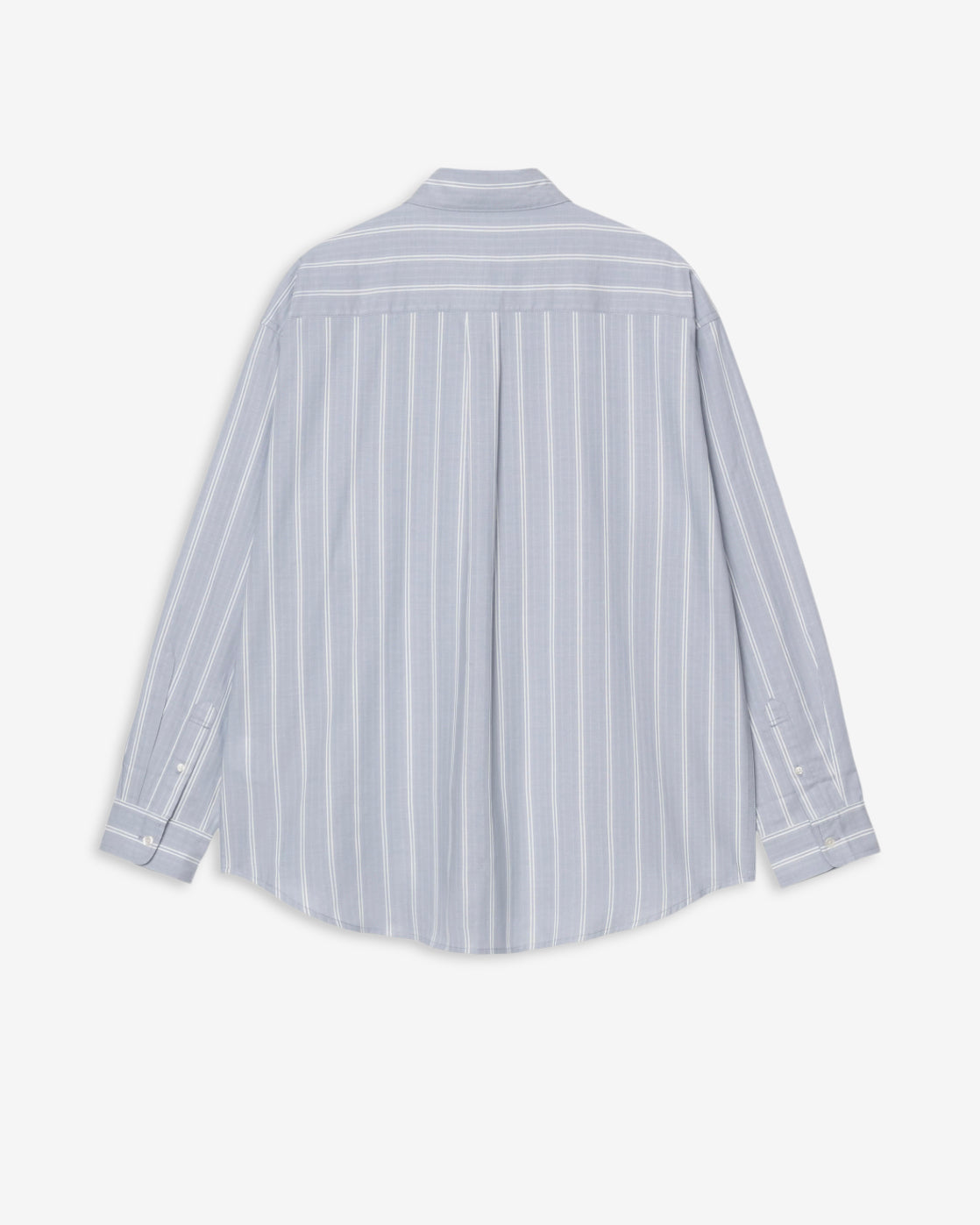 L/S BEALE SHIRT - GENTLE BLUE/WHITE