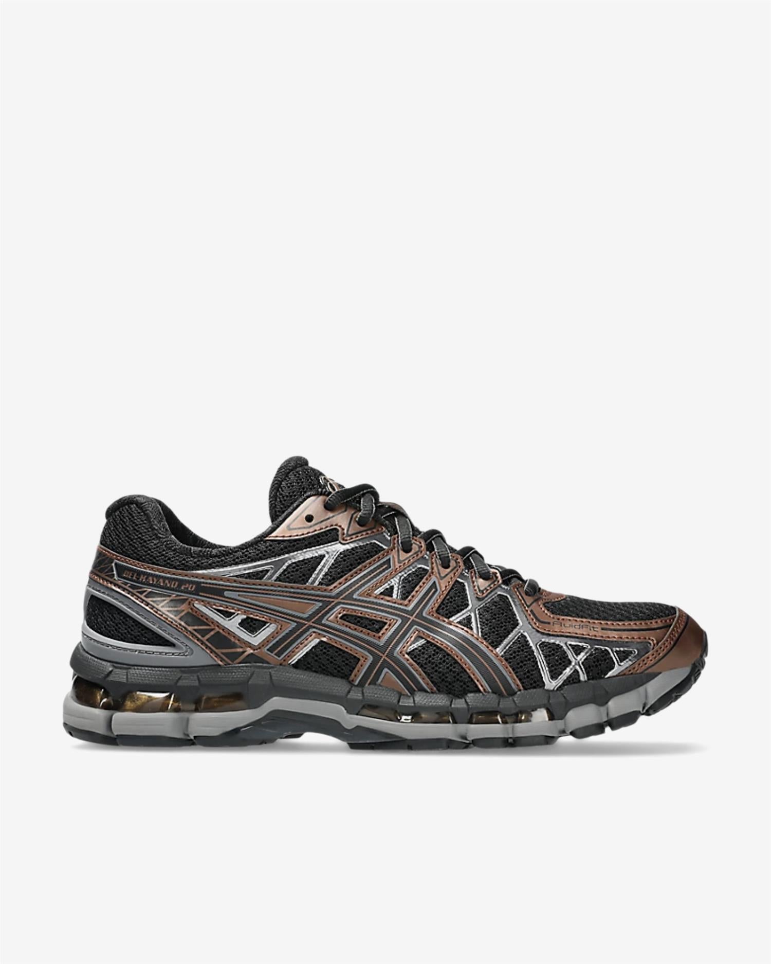 GEL-KAYANO 20 - BLACK/REDDISH BROWN