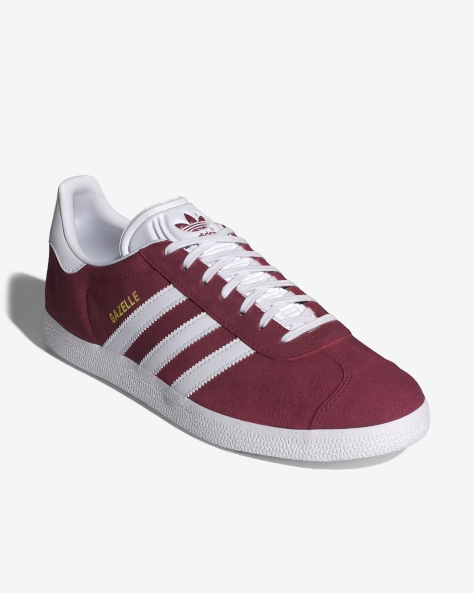 GAZELLE - BURGUNDY/WHITE