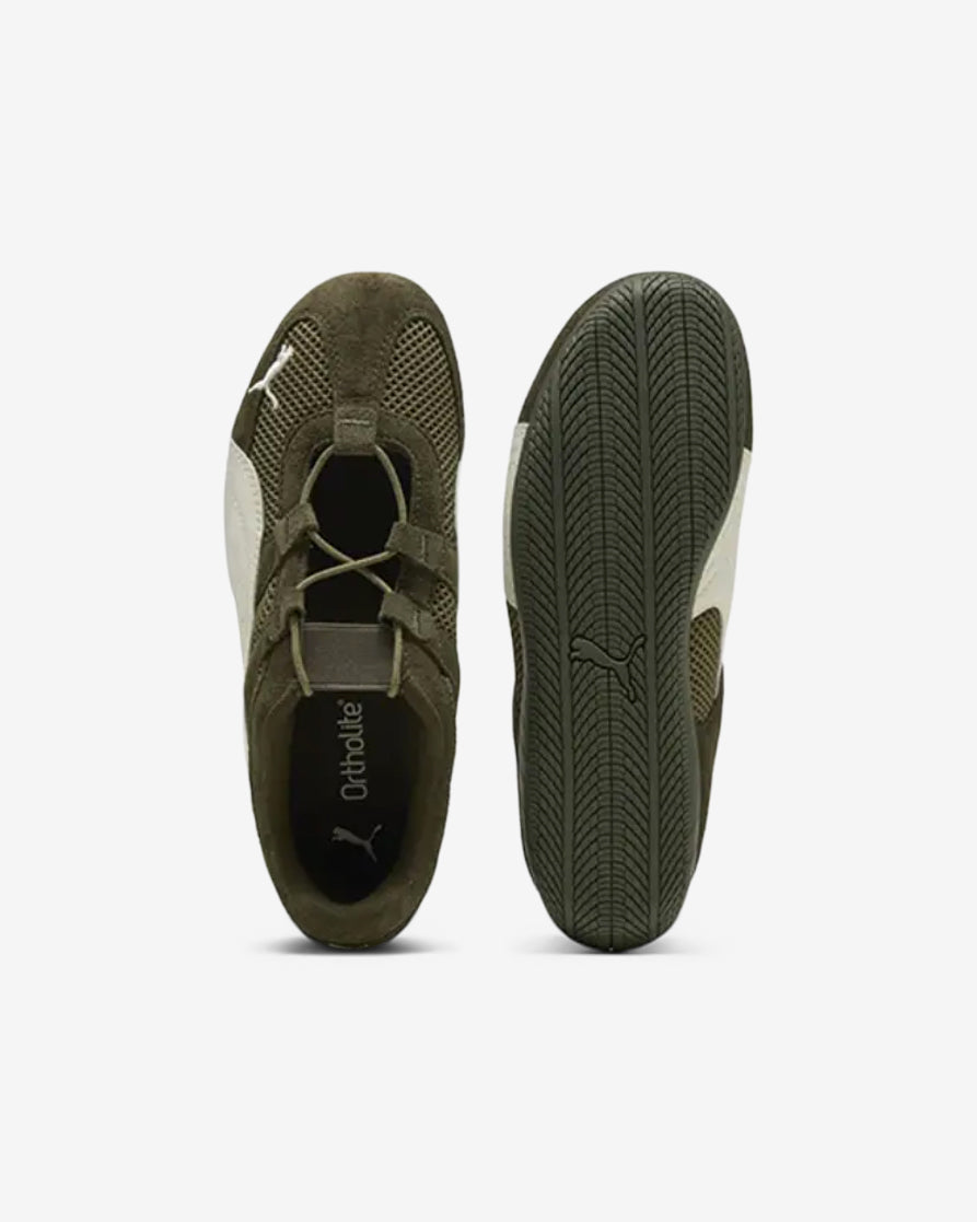 SPEEDCAT GO - DARK OLIVE/WHITE