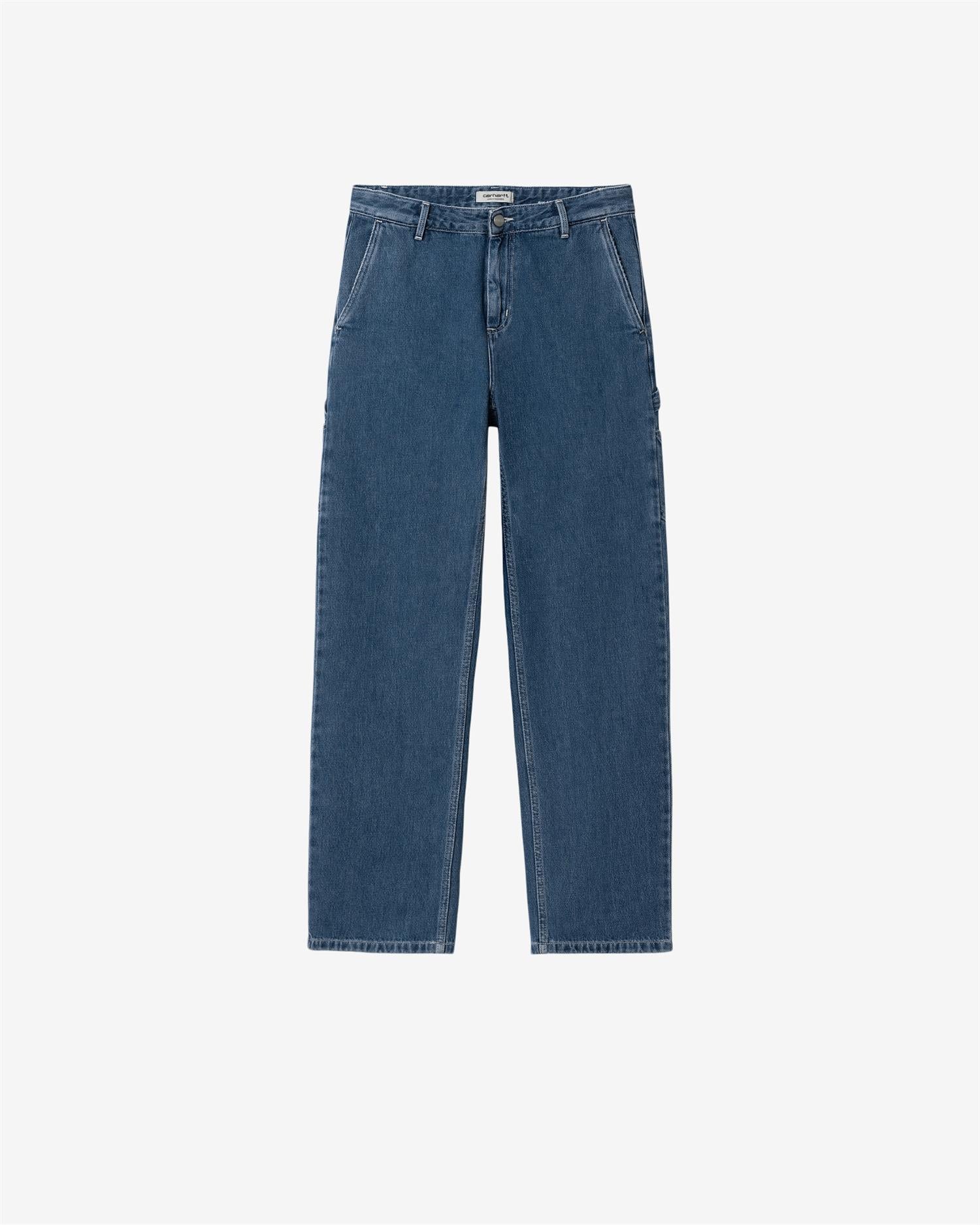 W' PIERCE PANT STRAIGHT - BLUE STONE WASHED