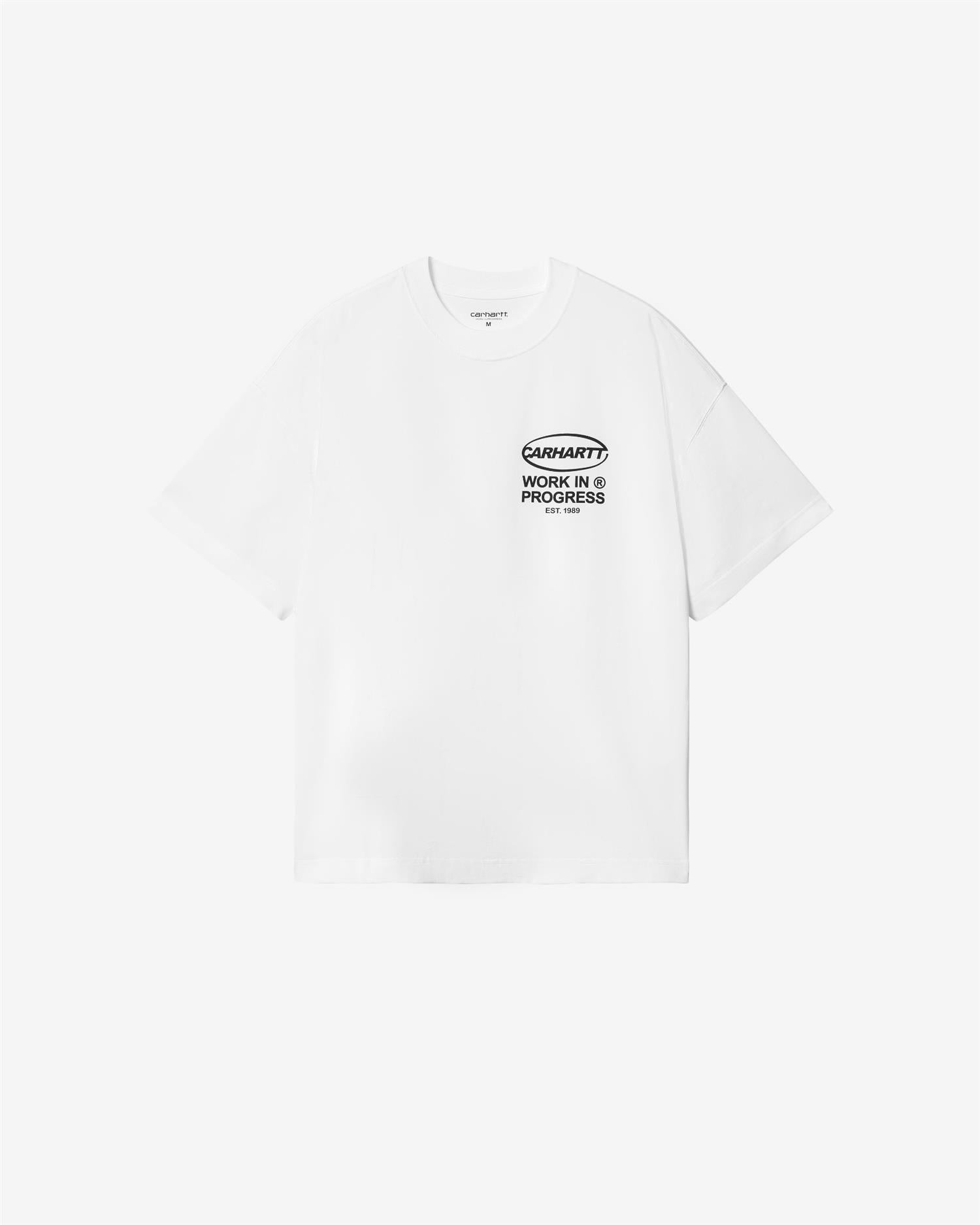 S/S BODY OF WORK T-SHIRT - WHITE/BLACK