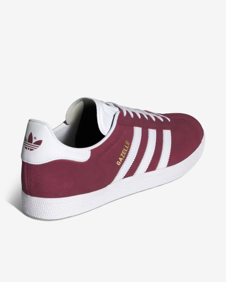 GAZELLE - BURGUNDY/WHITE