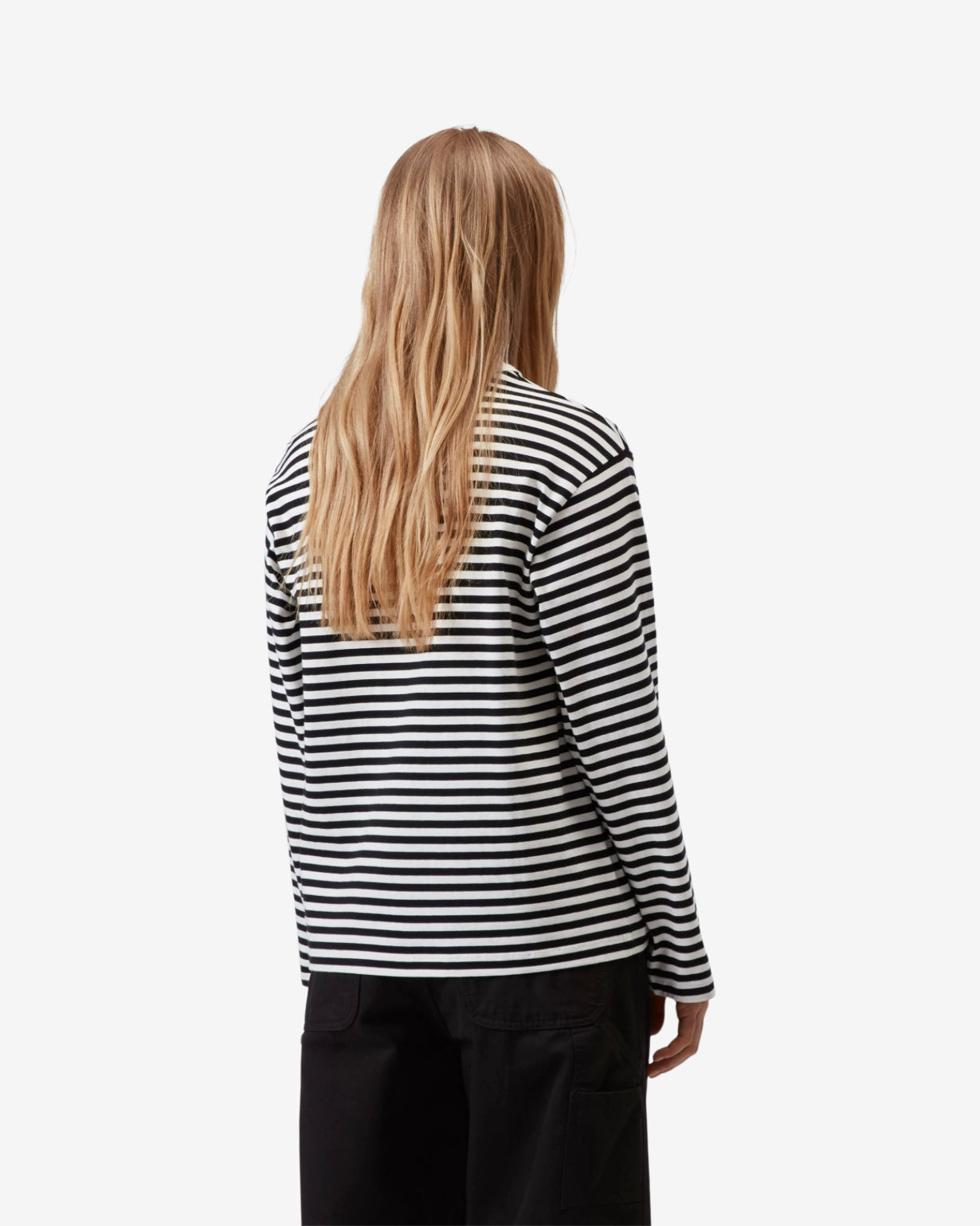 W' L/S EZRA T-SHIRT - BLACK/WAX