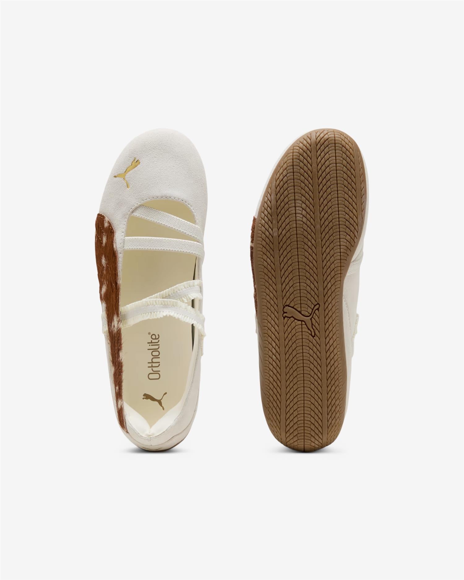 SPEEDCAT BALLET DOELETTE FS - WHITE/CARAMEL