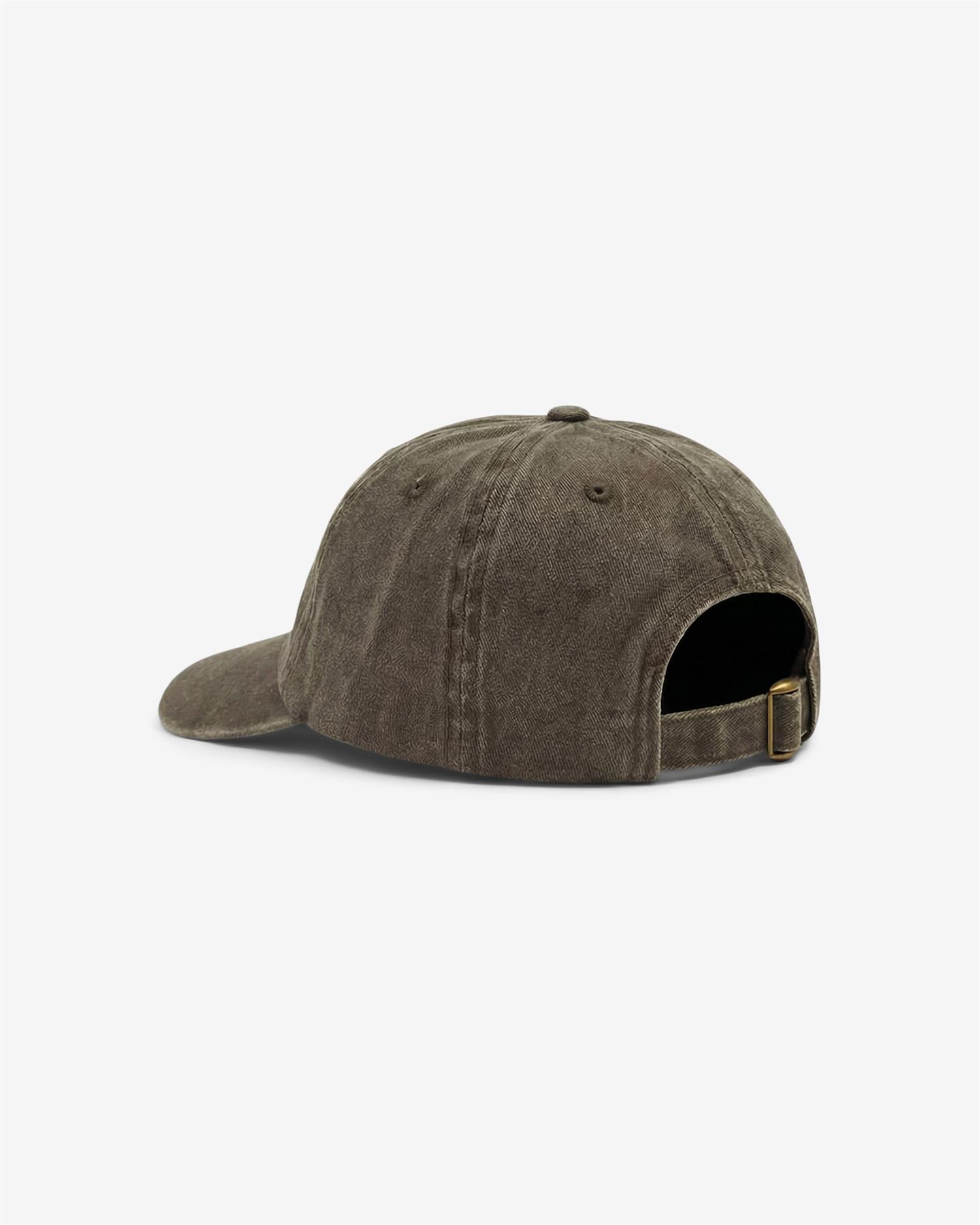 WASHED LOGO CAP - BROWN