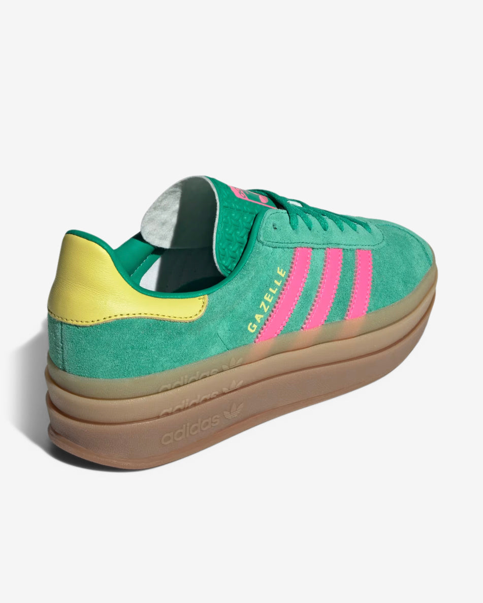 GAZELLE BOLD W - COURT GREEN/LUCID PINK