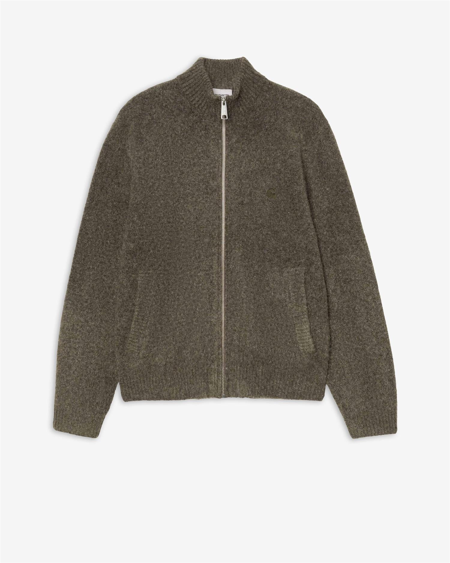 CURTIS SWEATER JACKET - TANGLED SHUNGITE
