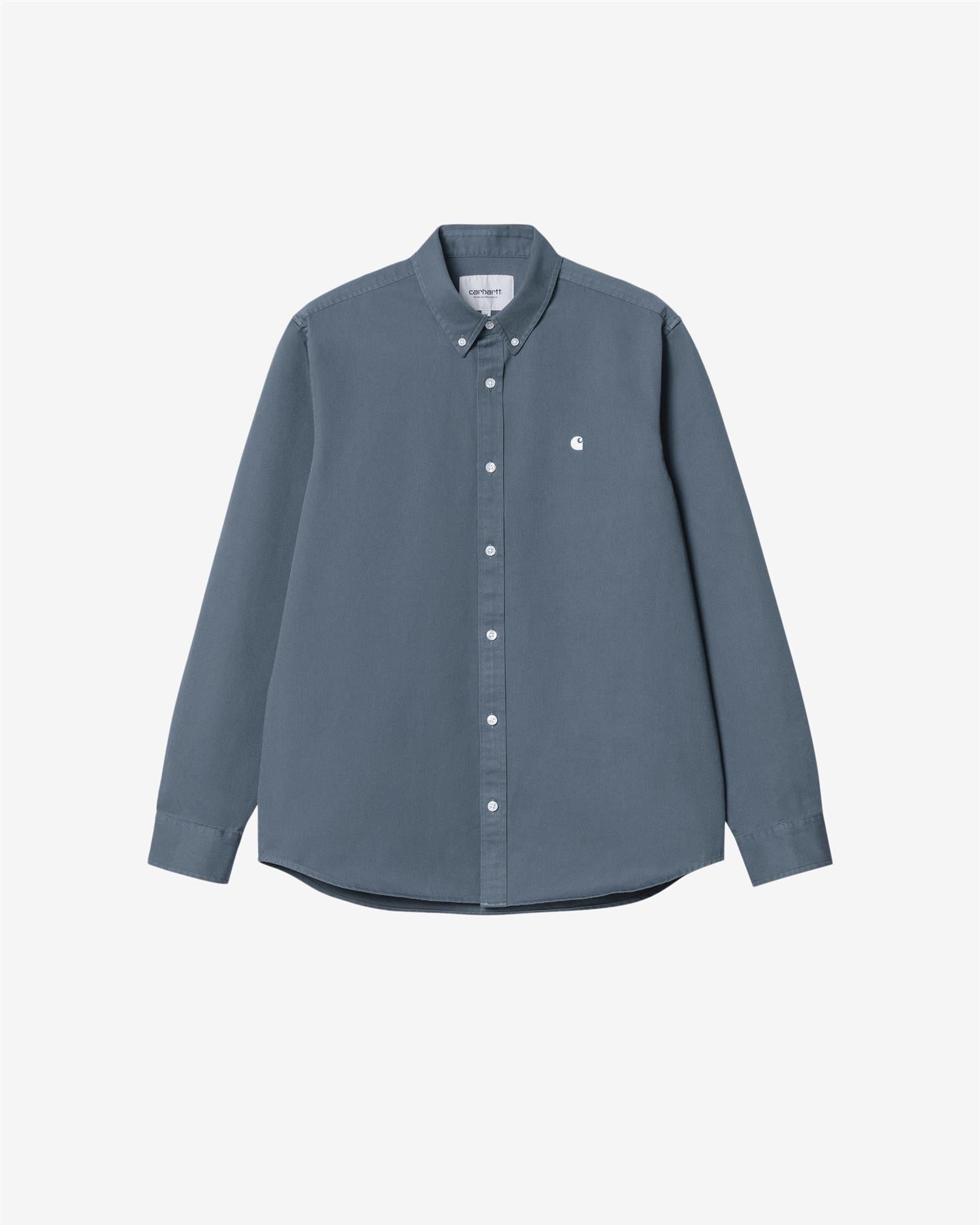 L/S MADISON SHIRT - POSITANO/WAX