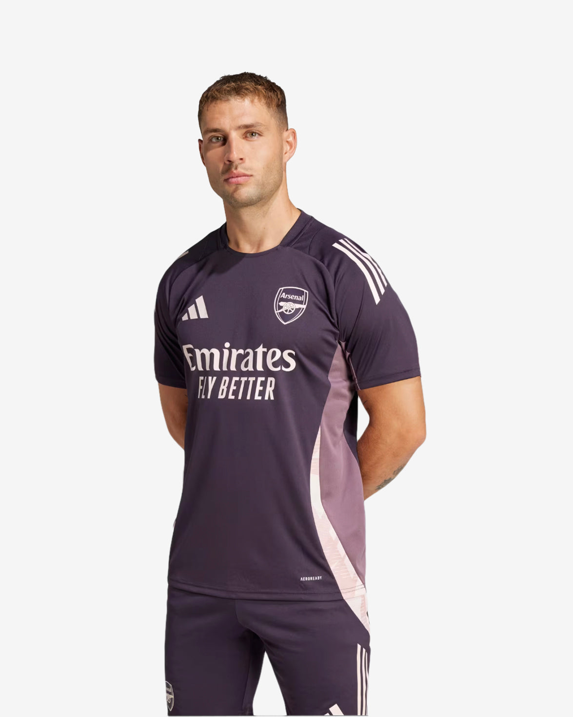 ARSENAL TIRO 24 JERSEY - AURORA BLACK