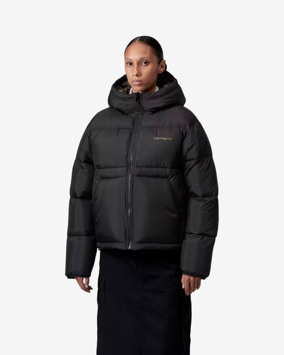 W' TORONTO JACKET - BLACK/DOG PRINT