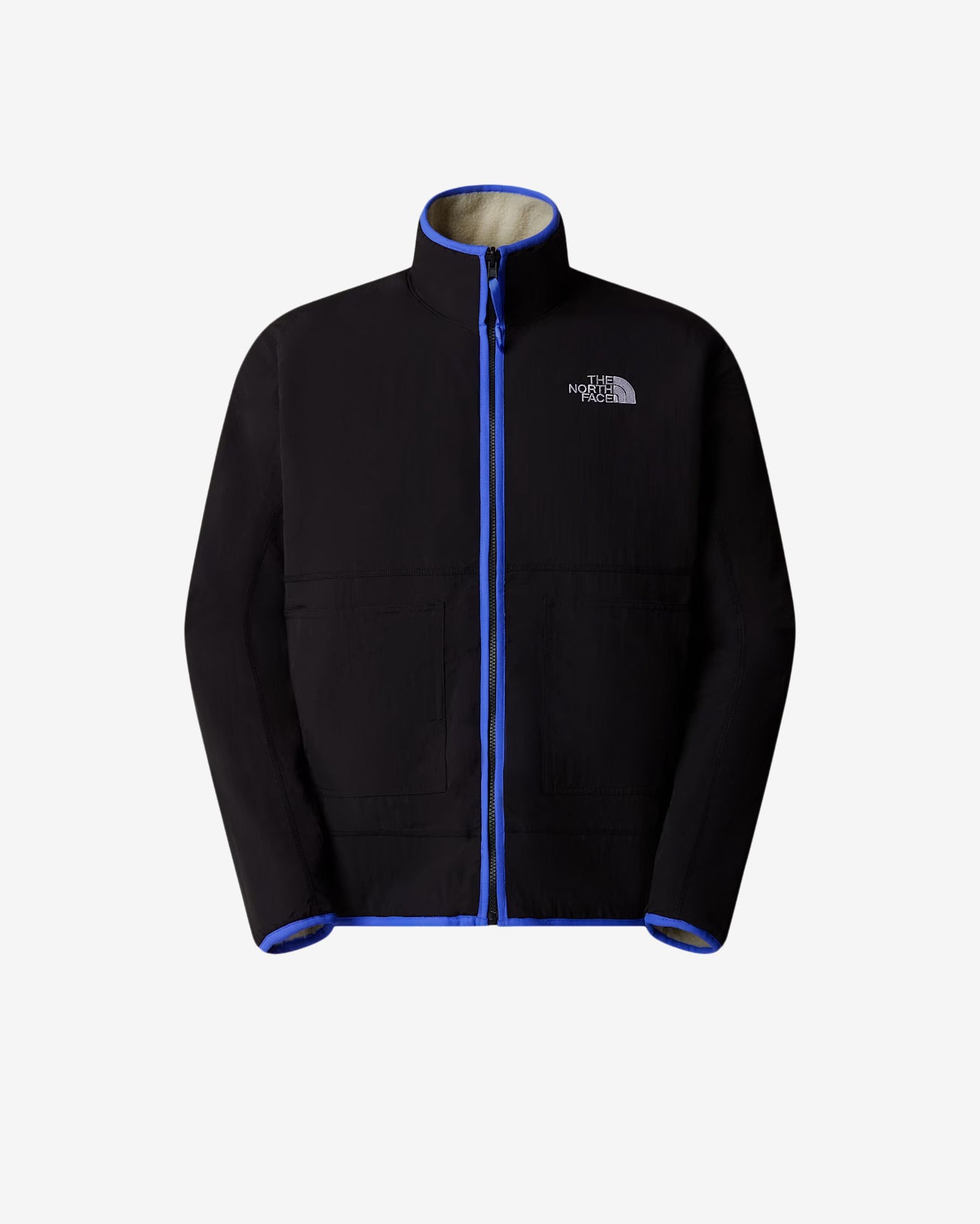 TNF X YINKA ILORI REVERSIBLE FLC JACKET - GRAVEL/BLACK