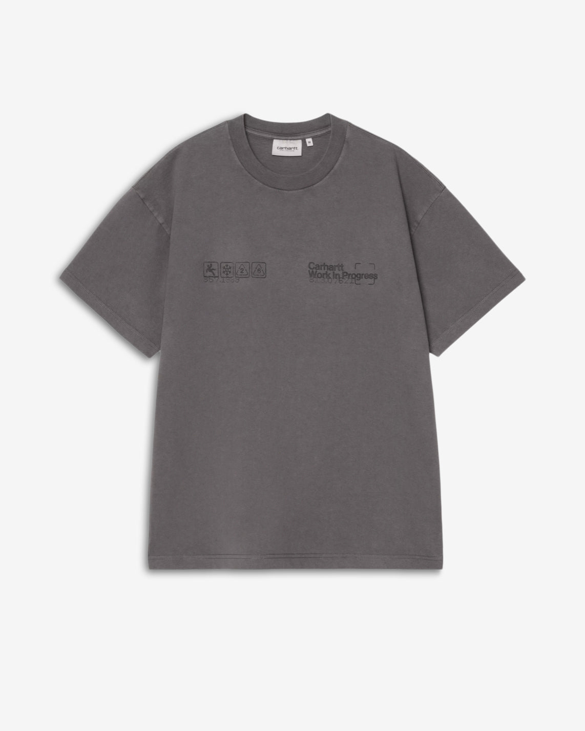 S/S BOXED T-SHIRT - SOOT