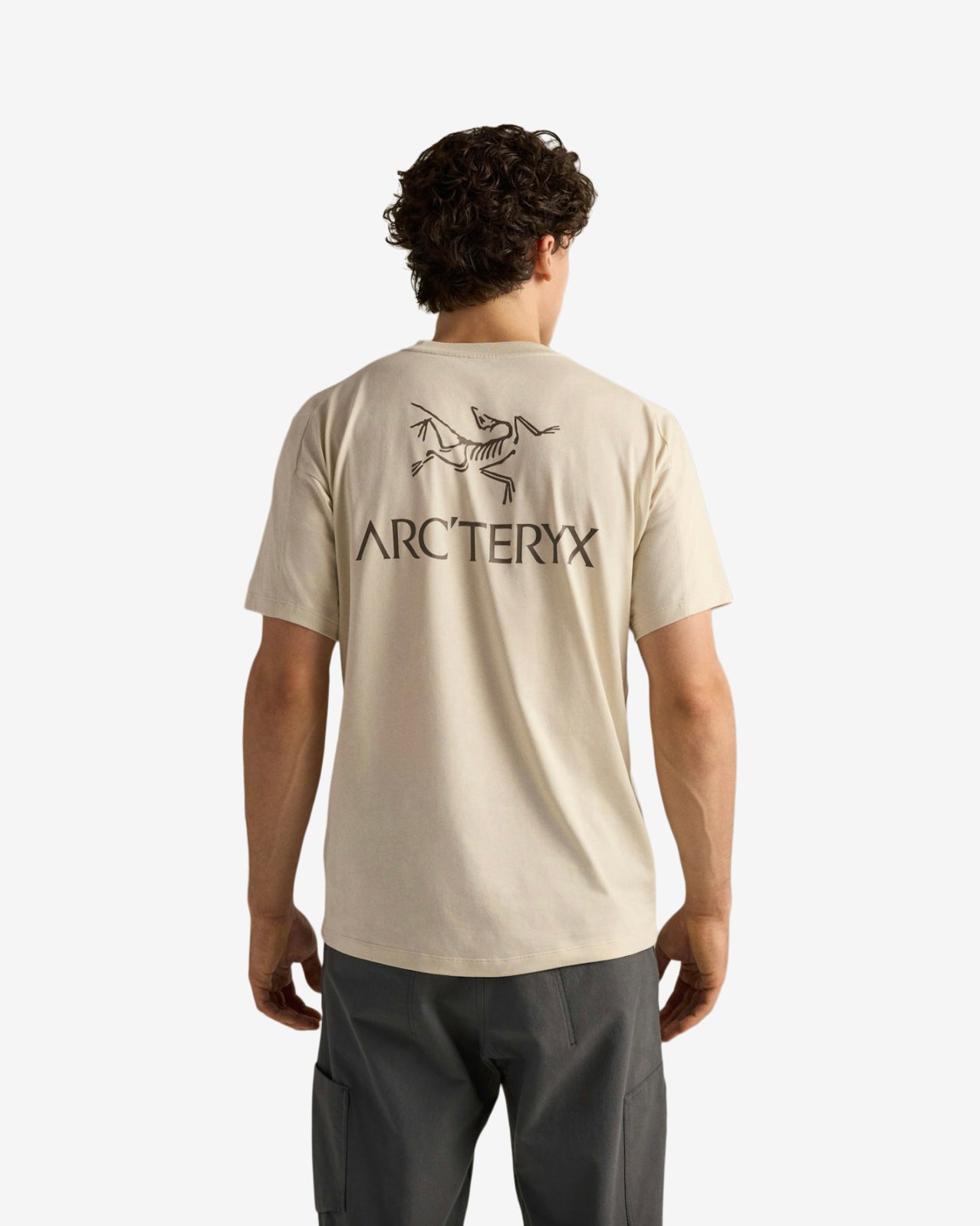 KRAGG SL COTTON BIRD WORD SS - SEA SALT/MONGOOSE