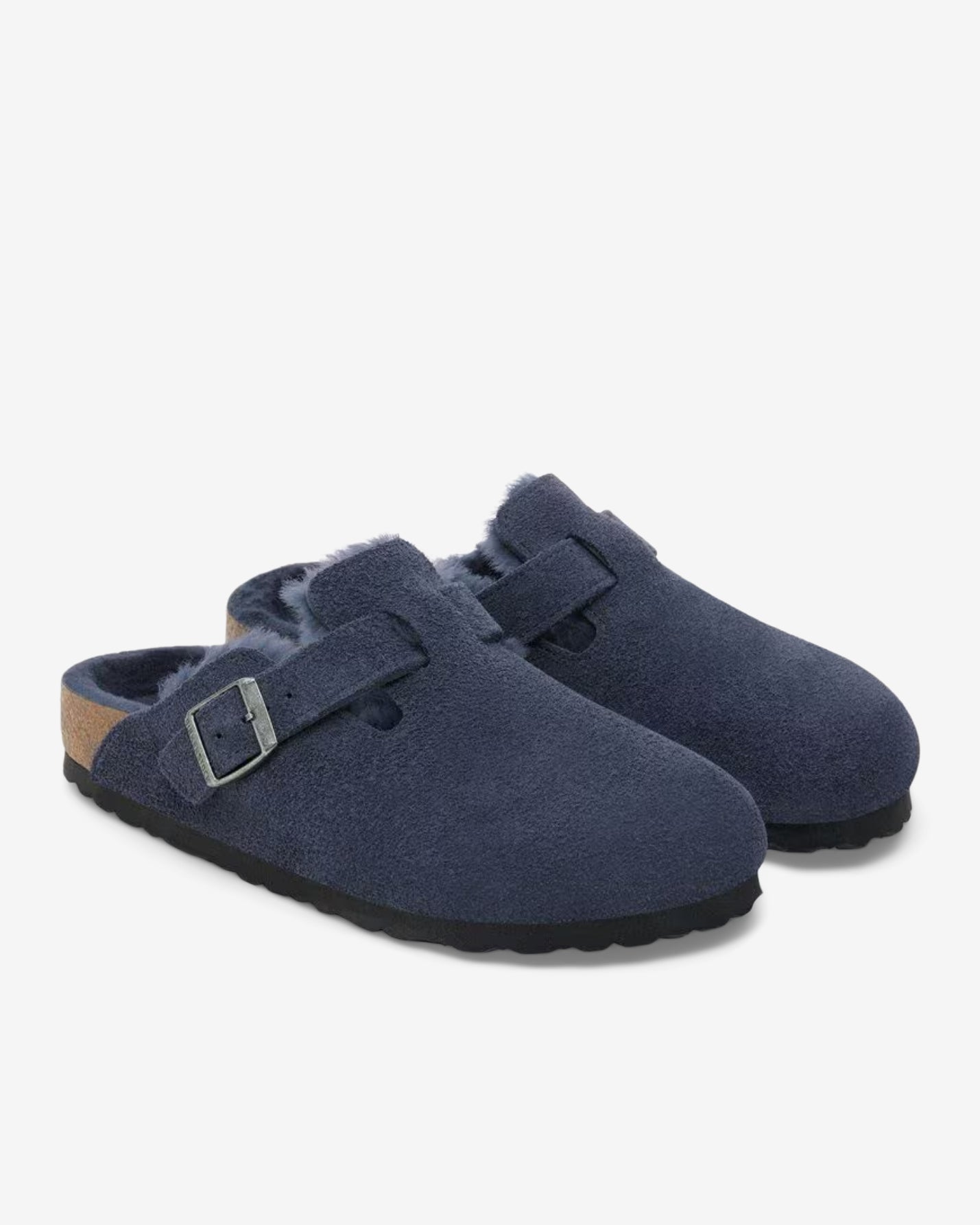 W BOSTON VL/ SHEARLING - NEW NAVY