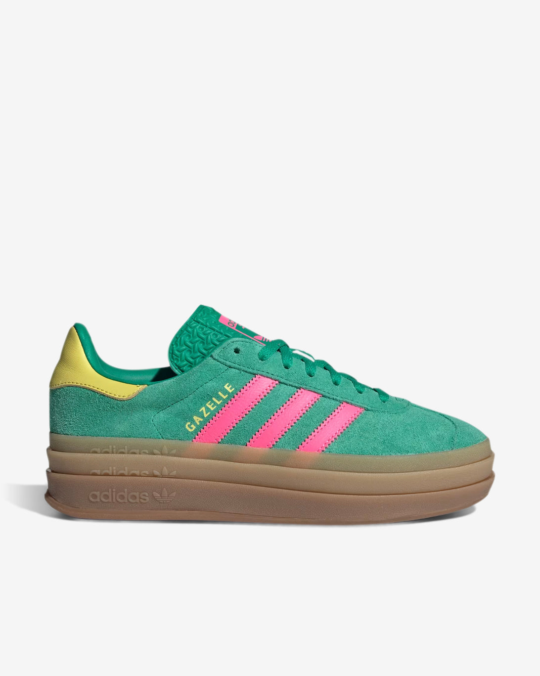 GAZELLE BOLD W - COURT GREEN/LUCID PINK