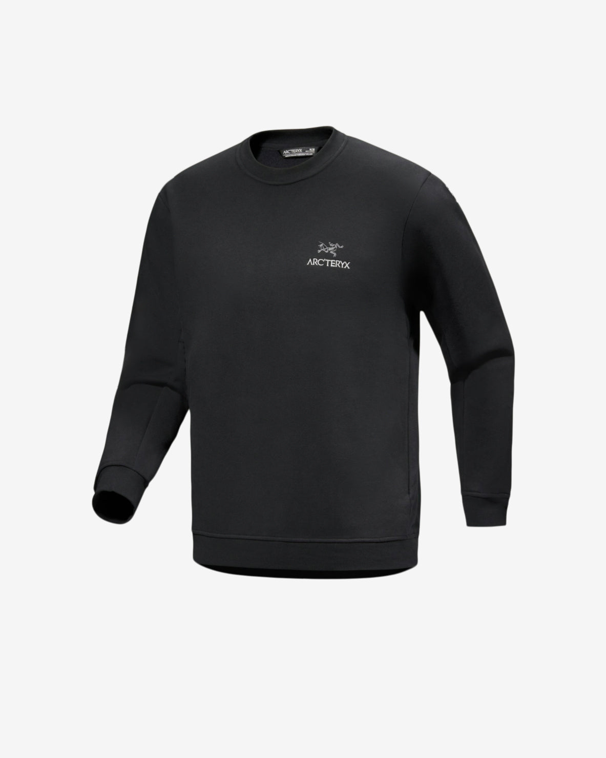 EMBLEM FLEECE CREW - BLACK