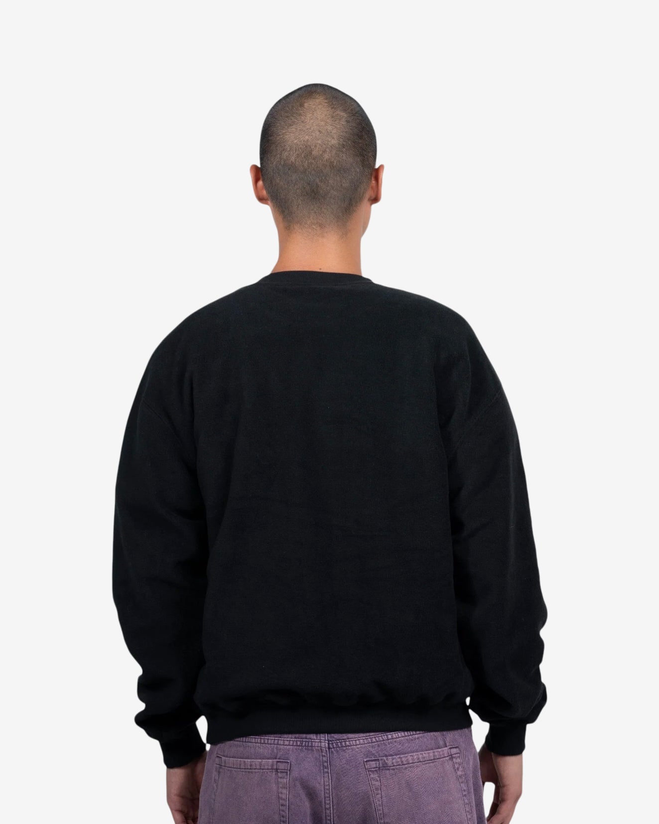 APPOINTMENT FLEECE CREWNECK - BLACK