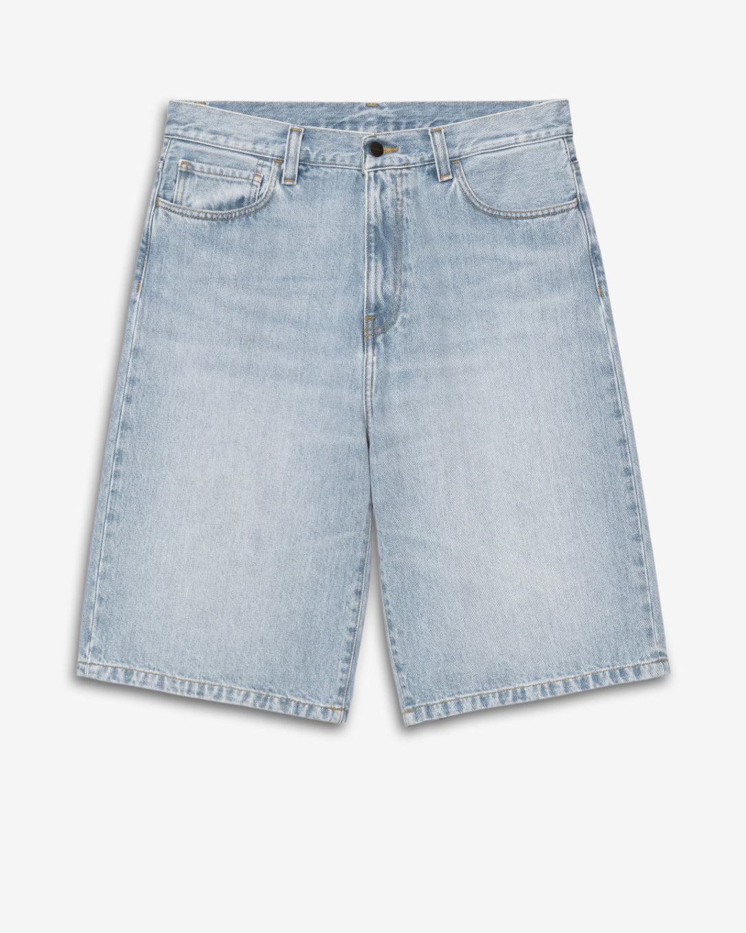 LANGDON SHORT - BLUE HEAVY WORN BLEACHED