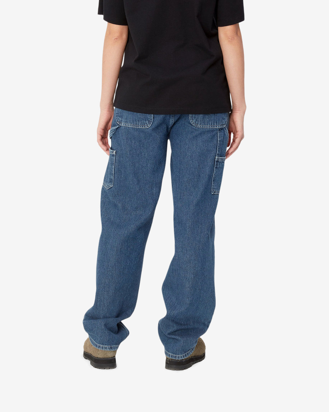 W' PIERCE PANT STRAIGHT - BLUE STONE WASHED