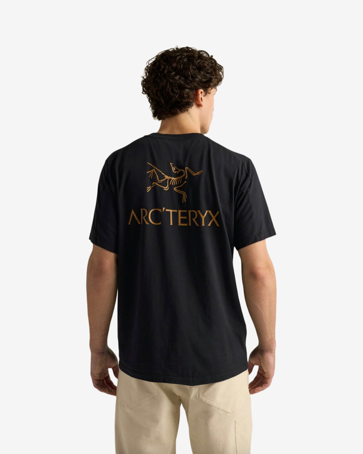 KRAGG SL COTTON BIRD WORD SS - 24K BLACK