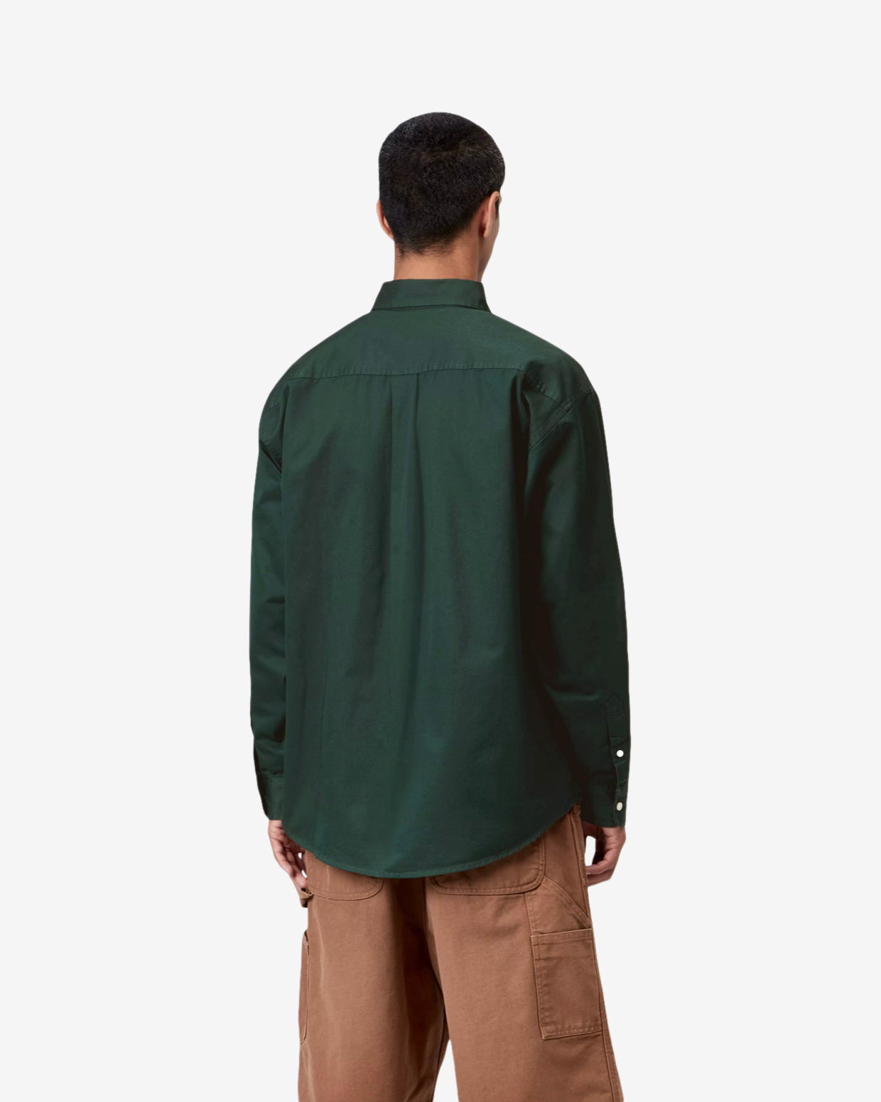 L/S OG MADISON SHIRT - DARK SCARAB