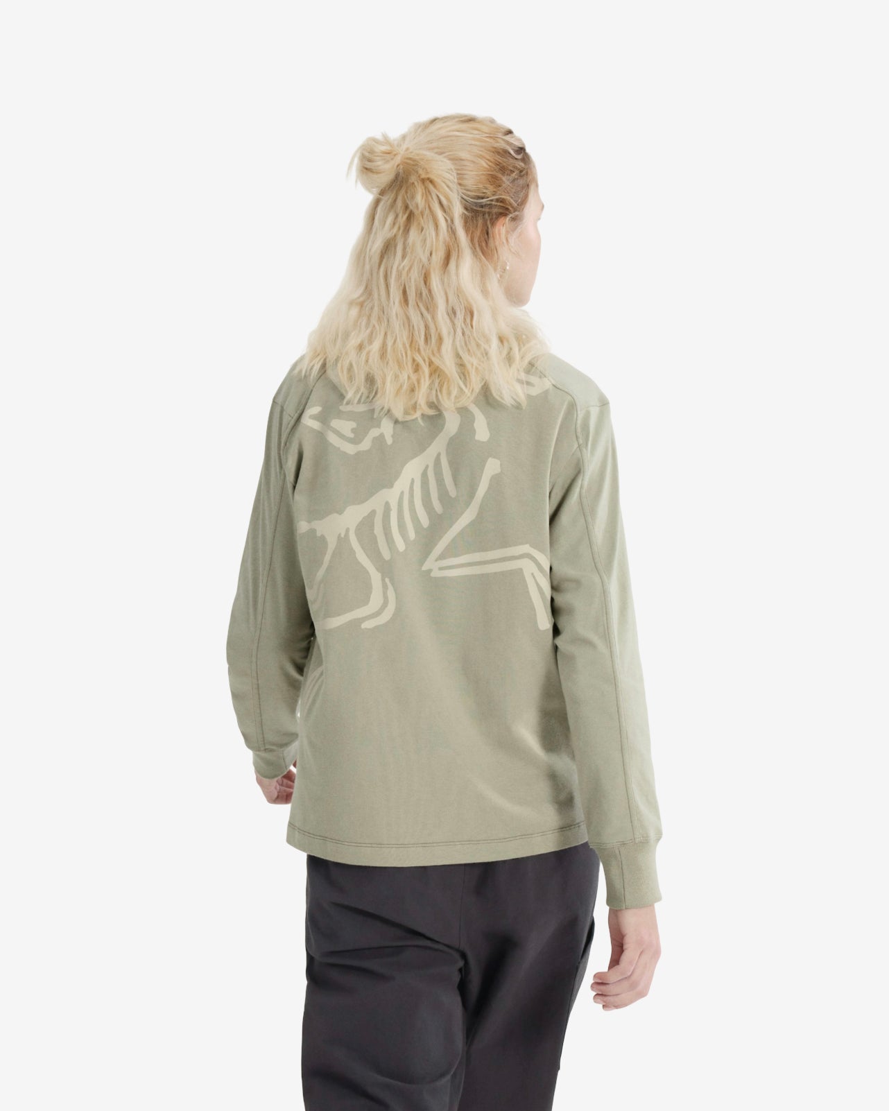 KRAGG COTTON BIRD CREW LS W - HABITAT