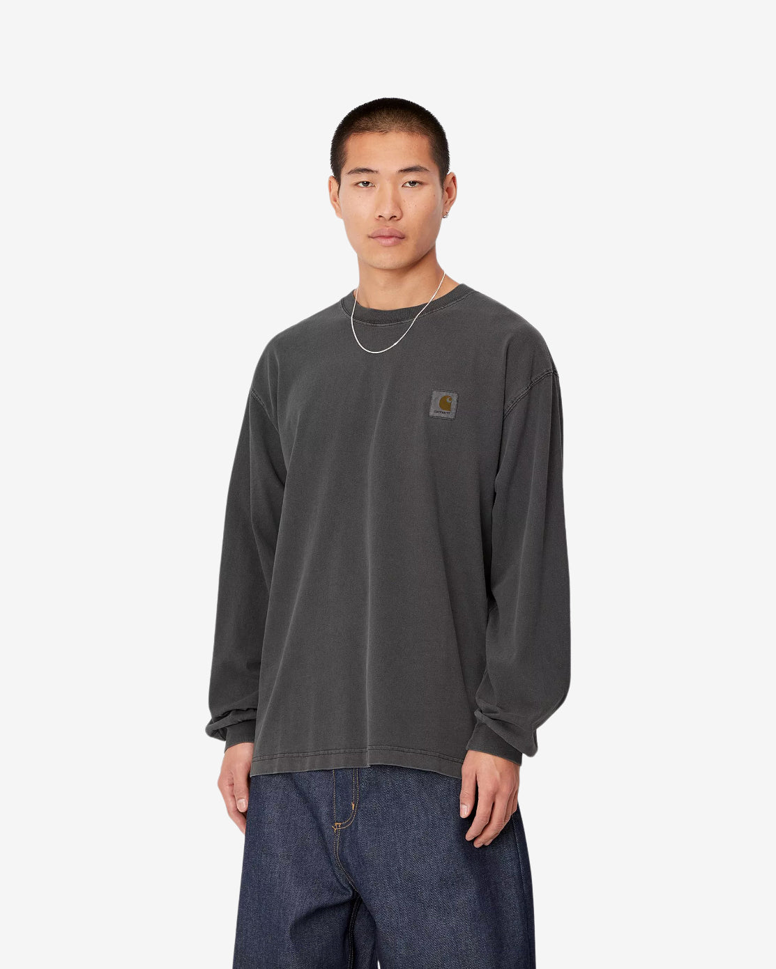 L/S VISTA T-SHIRT - GRAPHITE