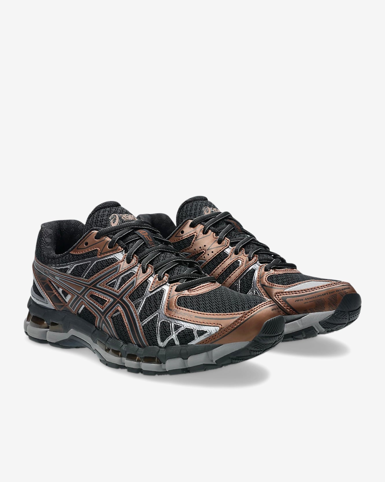 GEL-KAYANO 20 - BLACK/REDDISH BROWN