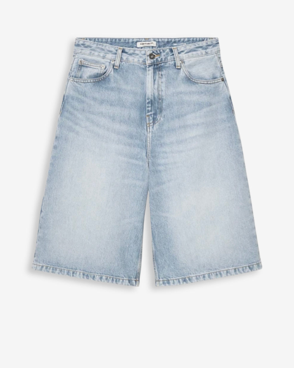W' BELMONT SHORT - BLUE HEAVY WORN BLEACHED