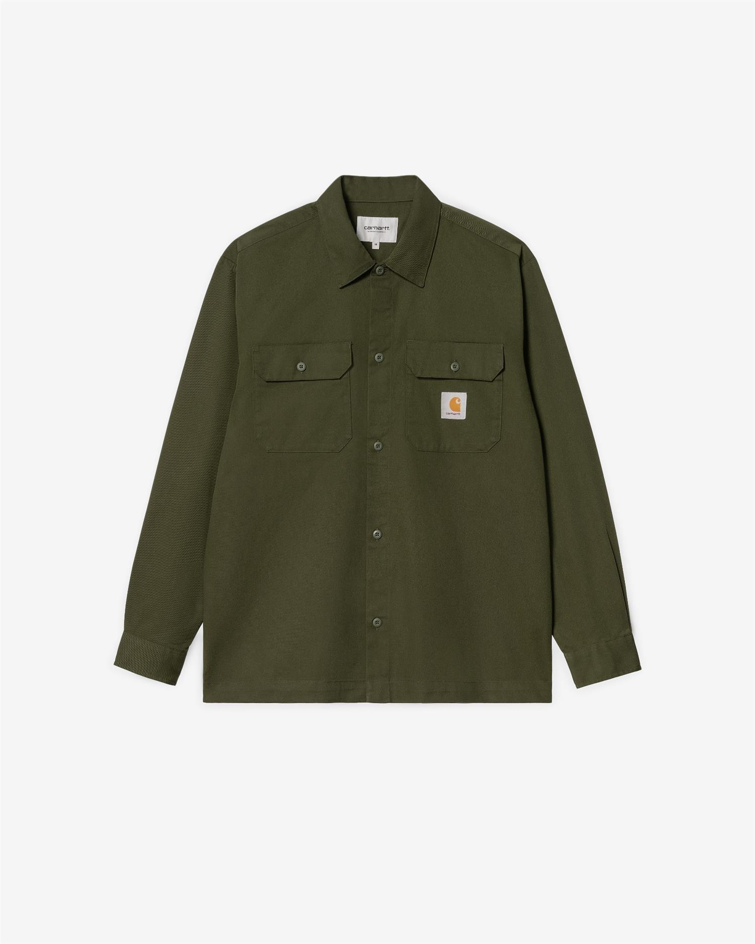 L/S CRAFT SHIRT - OFFICE GREEN