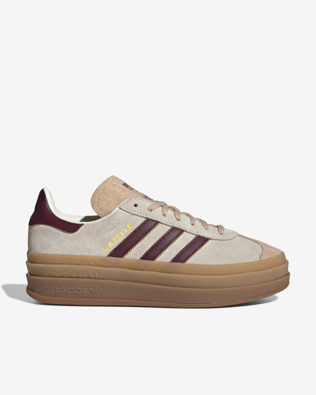 GAZELLE BOLD W - CREAM/MAROON