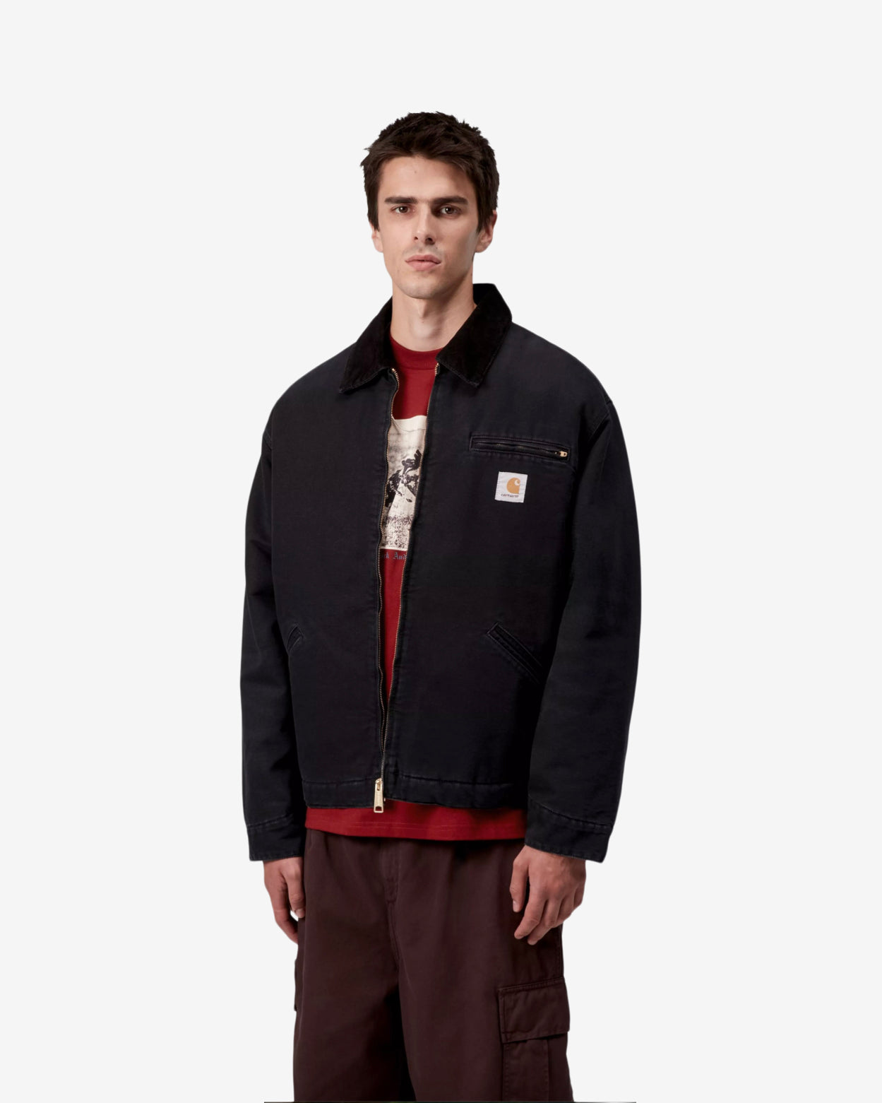 OG DETROIT JACKET - BLACK STONE CANVAS