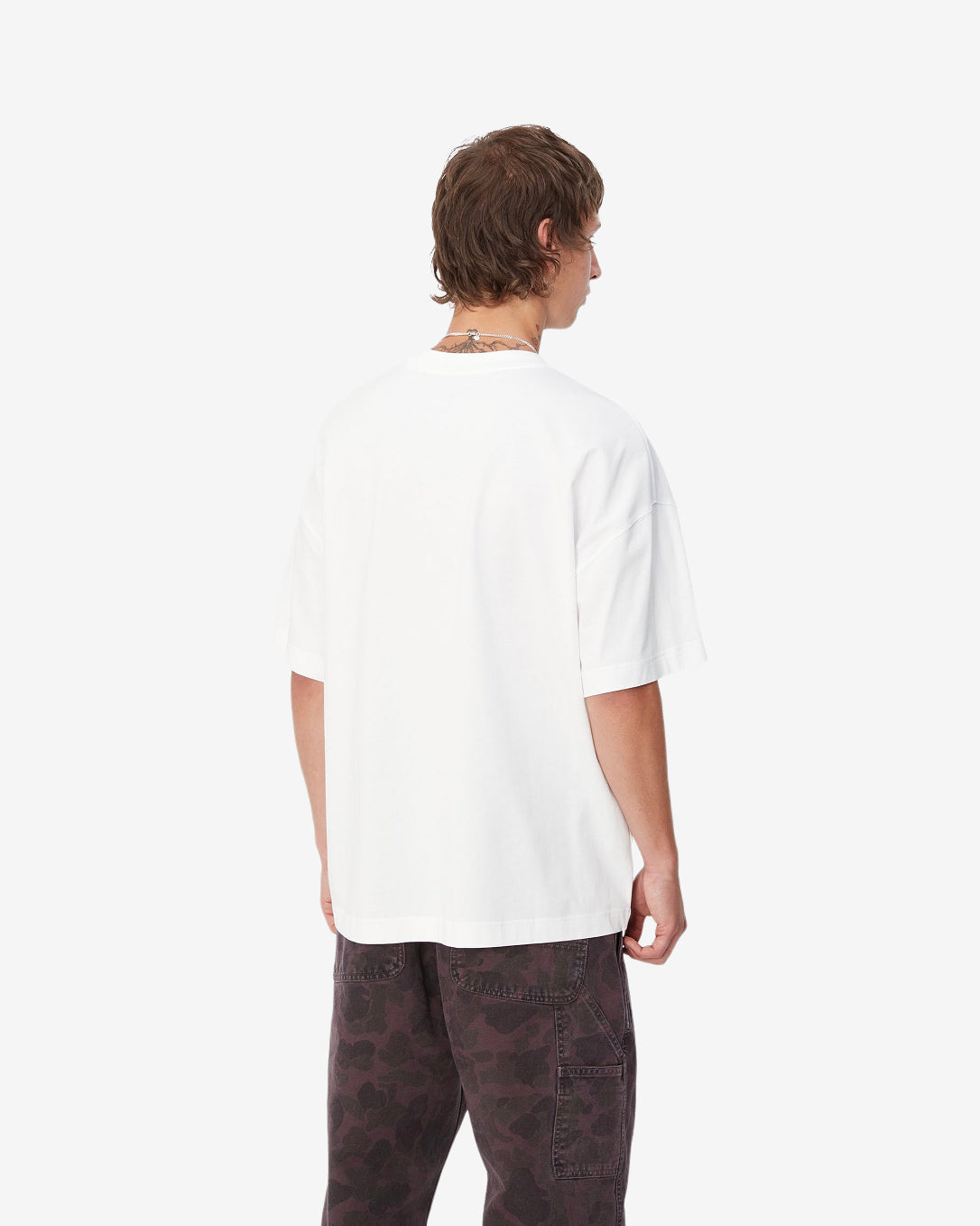 S/S BODY OF WORK T-SHIRT - WHITE/BLACK