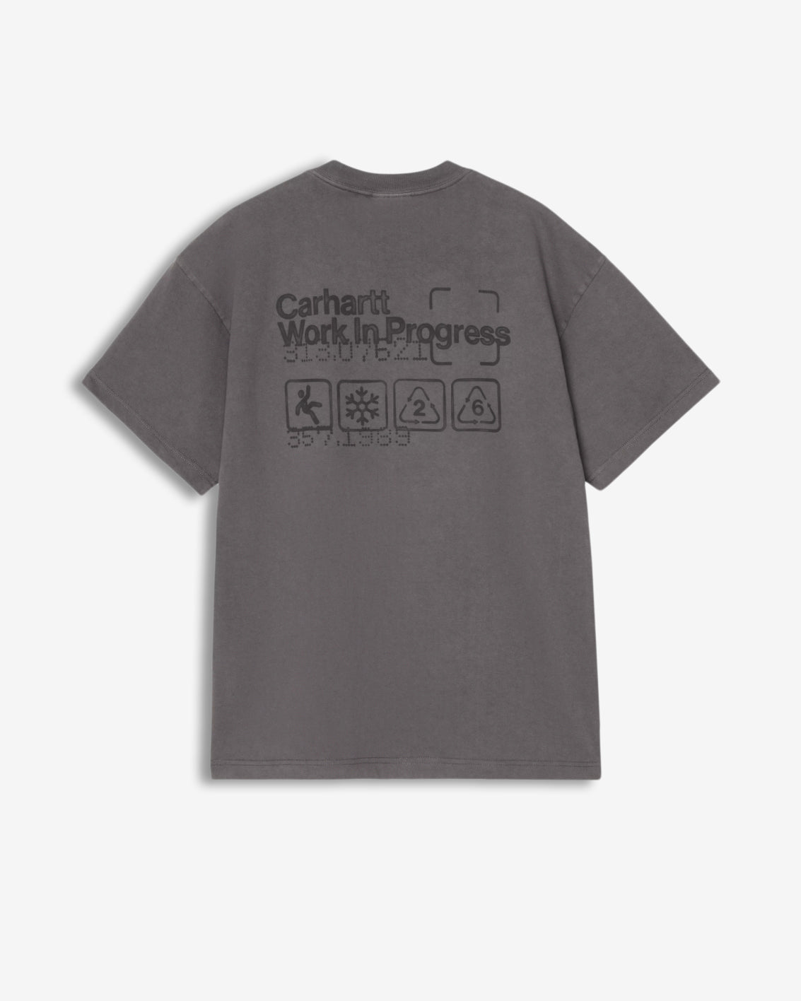S/S BOXED T-SHIRT - SOOT