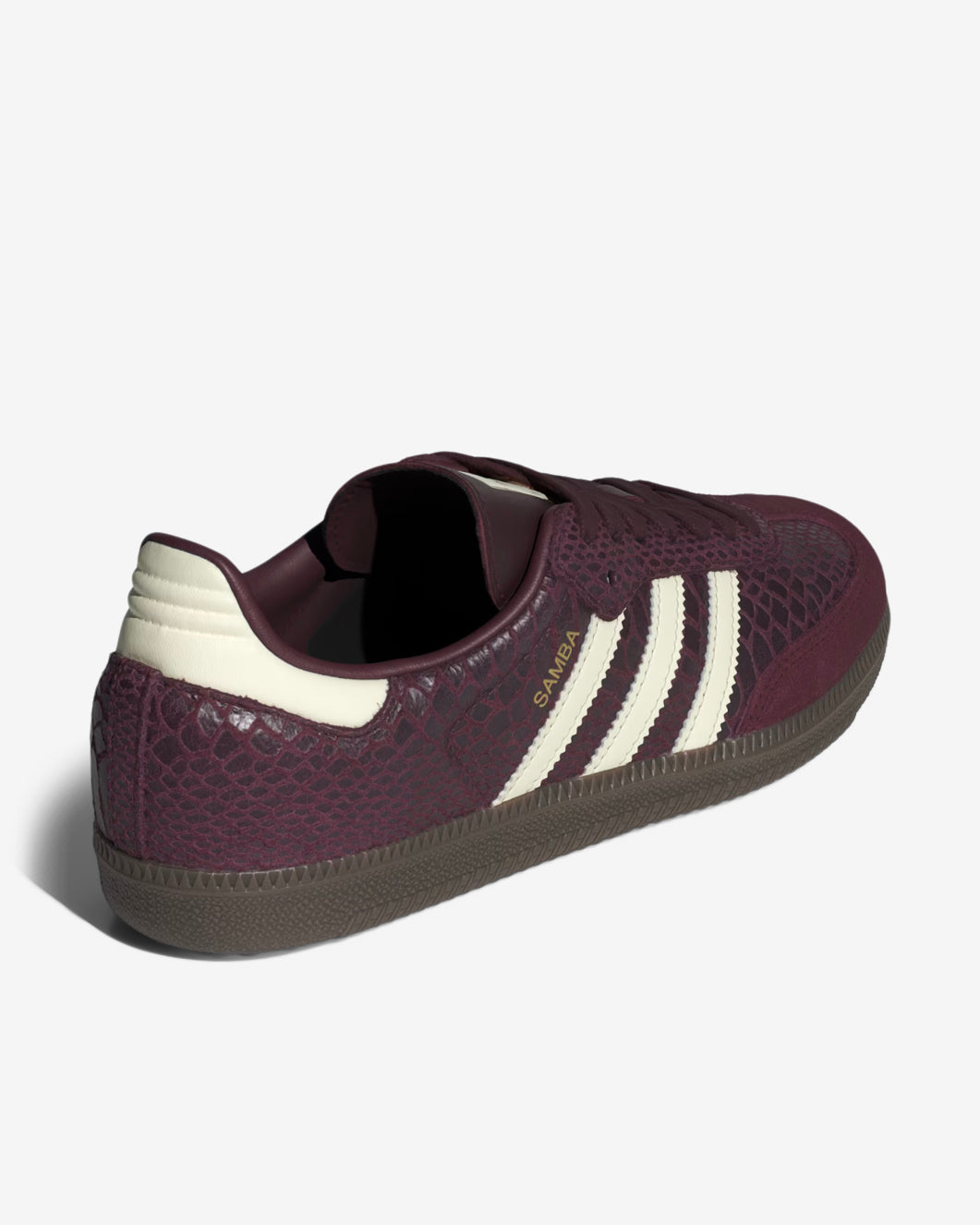 SAMBA OG W - MAROON SNAKE/WHITE