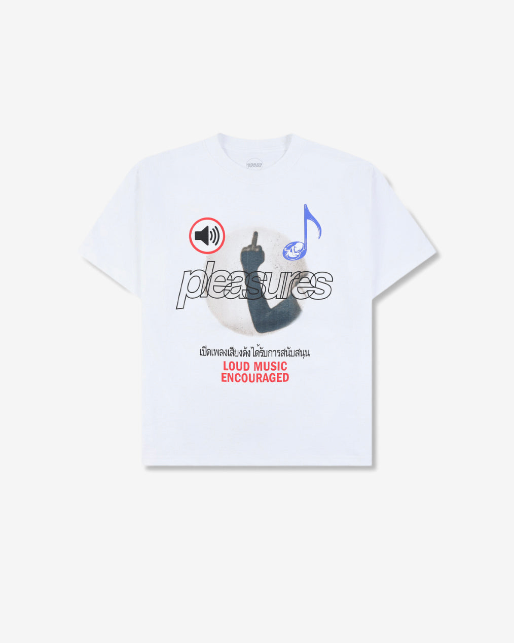 LOUD MUSIC T-SHIRT - WHITE