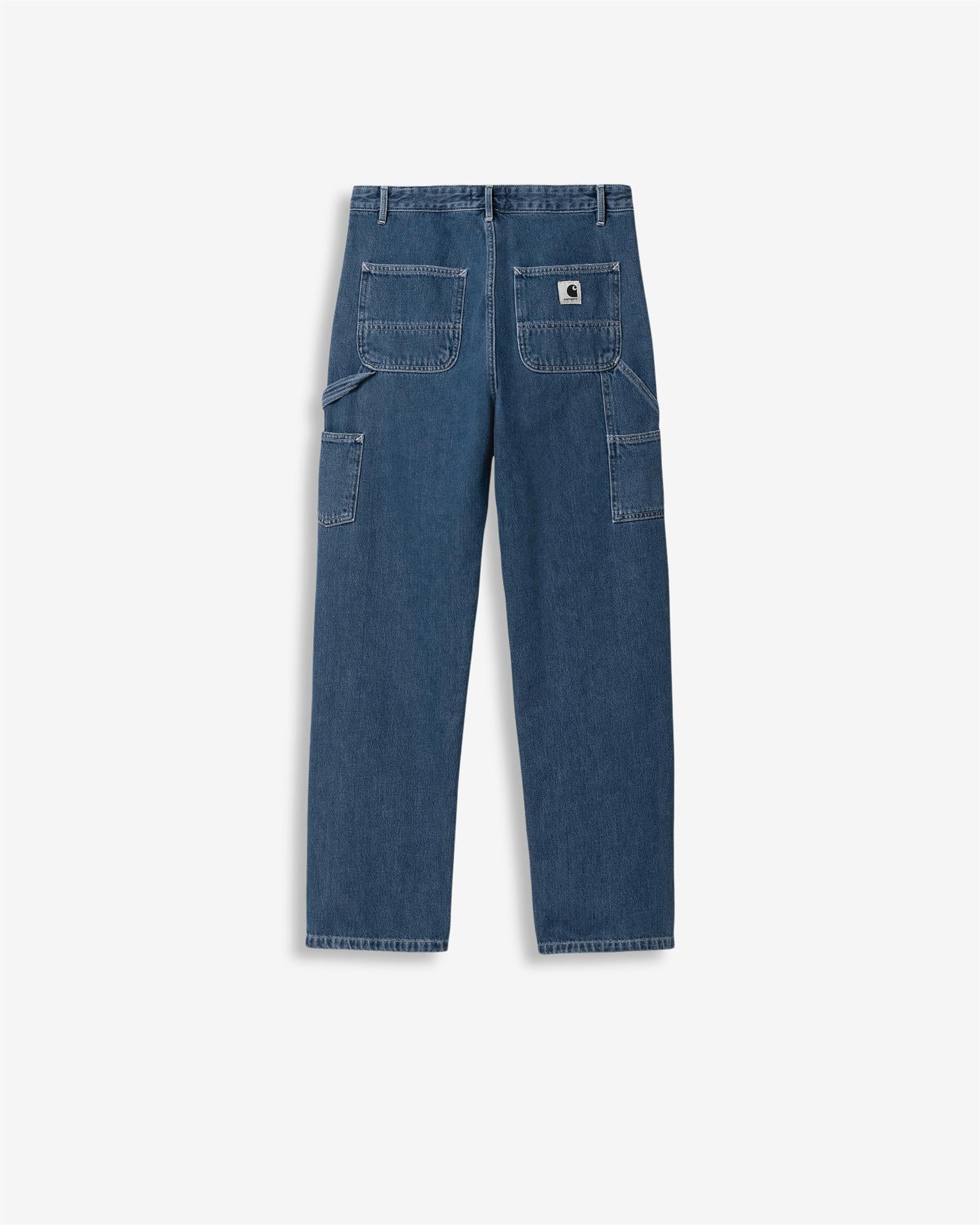 W' PIERCE PANT STRAIGHT - BLUE STONE WASHED